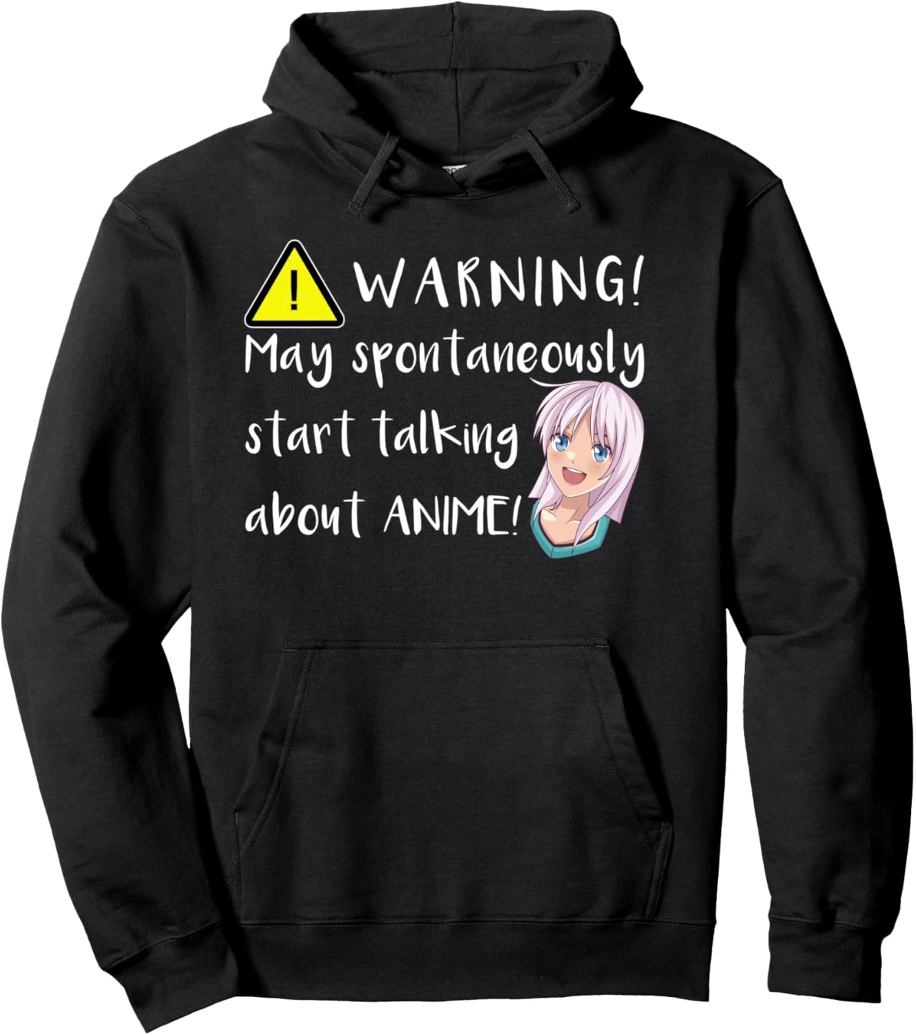 Talking About Anime - Funny Japanese Anime Hoodie