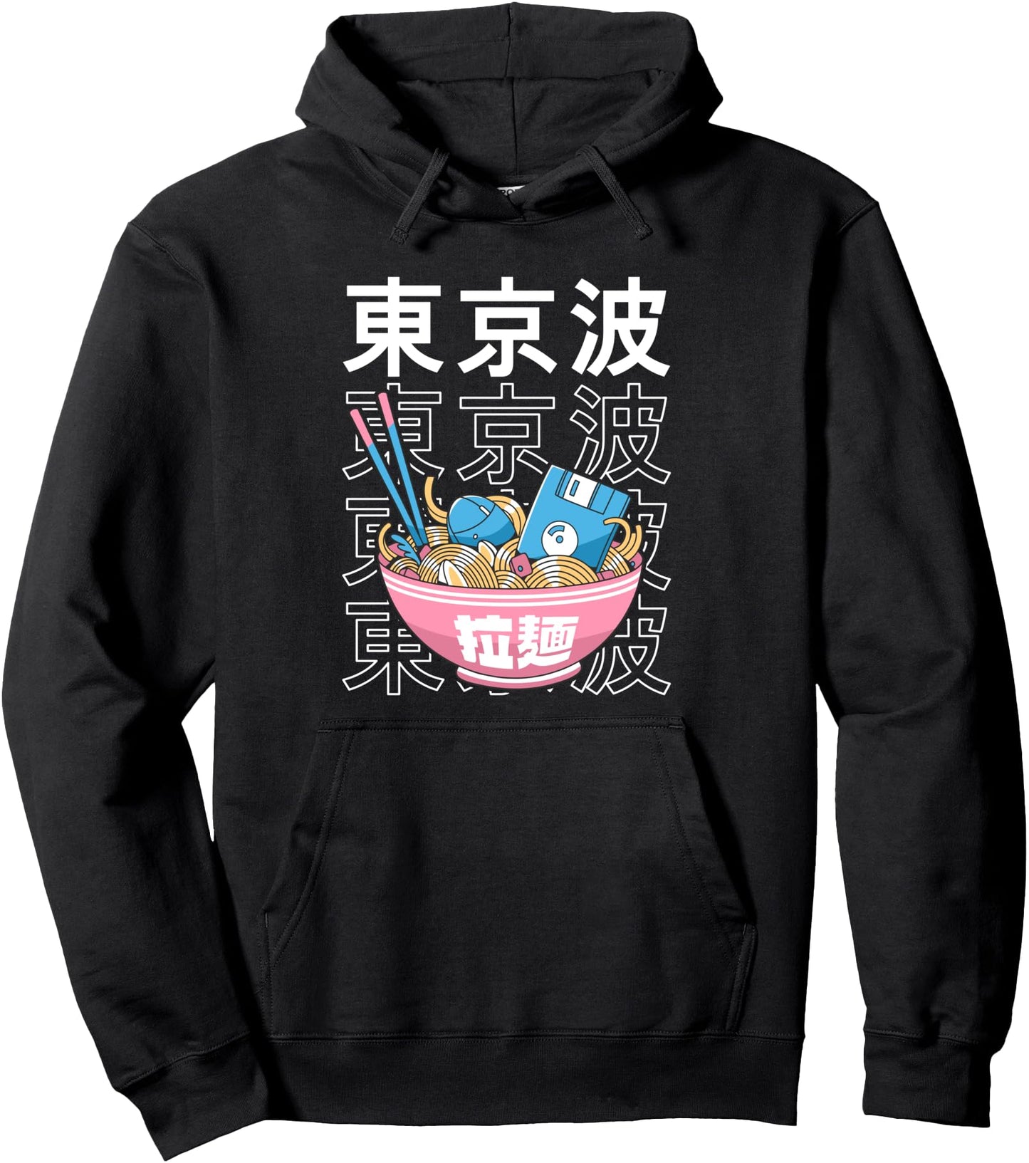 Kawaii Ramen Noodles Tech Japanese Food Girls Teen Anime Pullover Hoodie