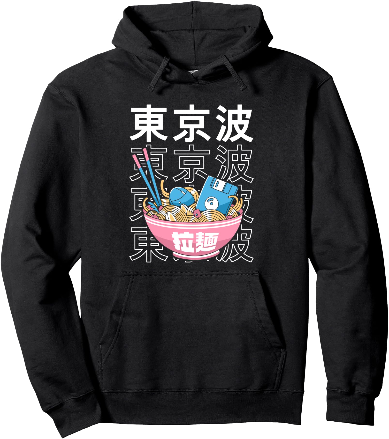 Kawaii Ramen Noodles Tech Japanese Food Girls Teen Anime Pullover Hoodie