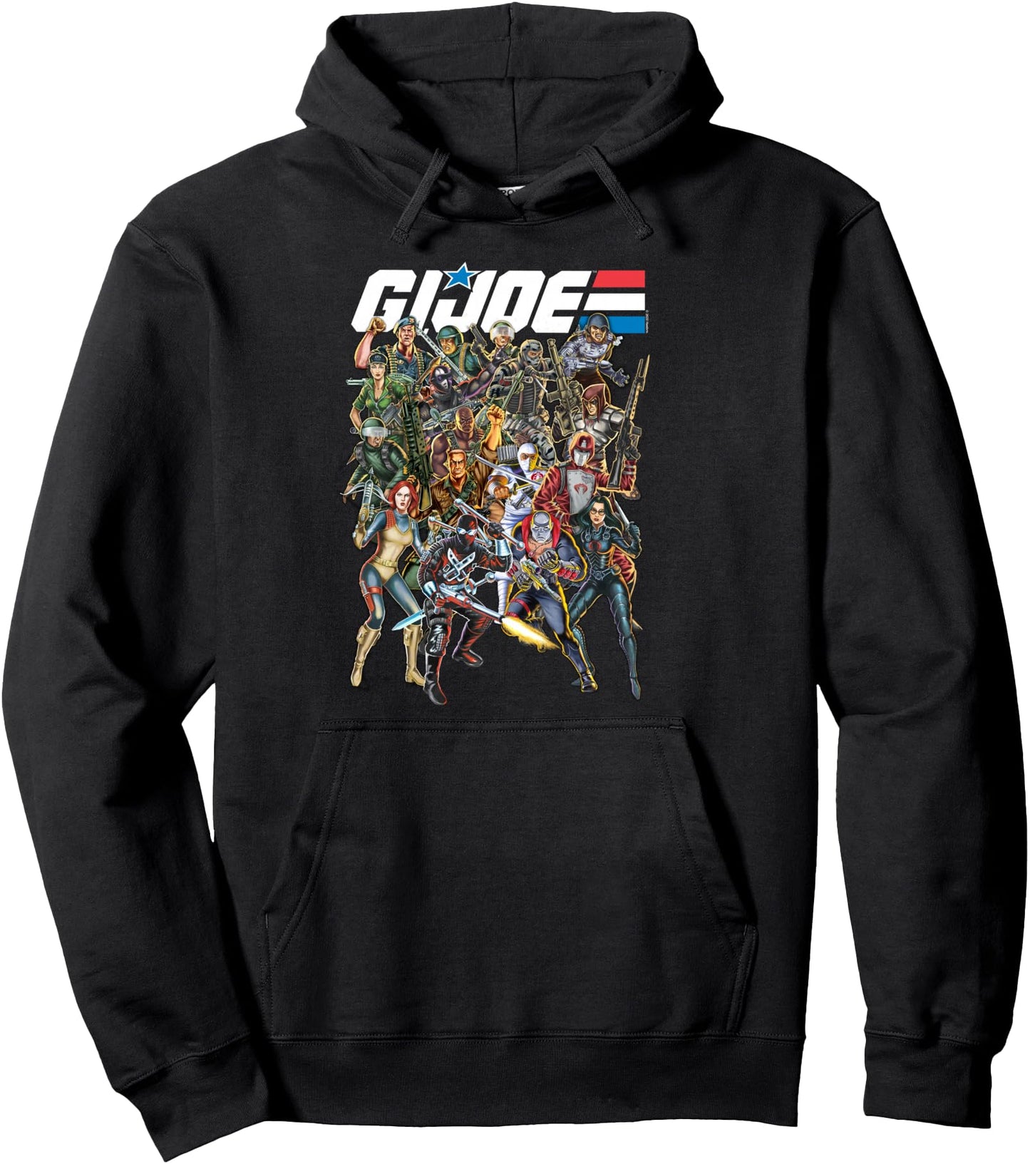 G.I. Joe A Real American Hero Vintage Character Mashup Pullover Hoodie