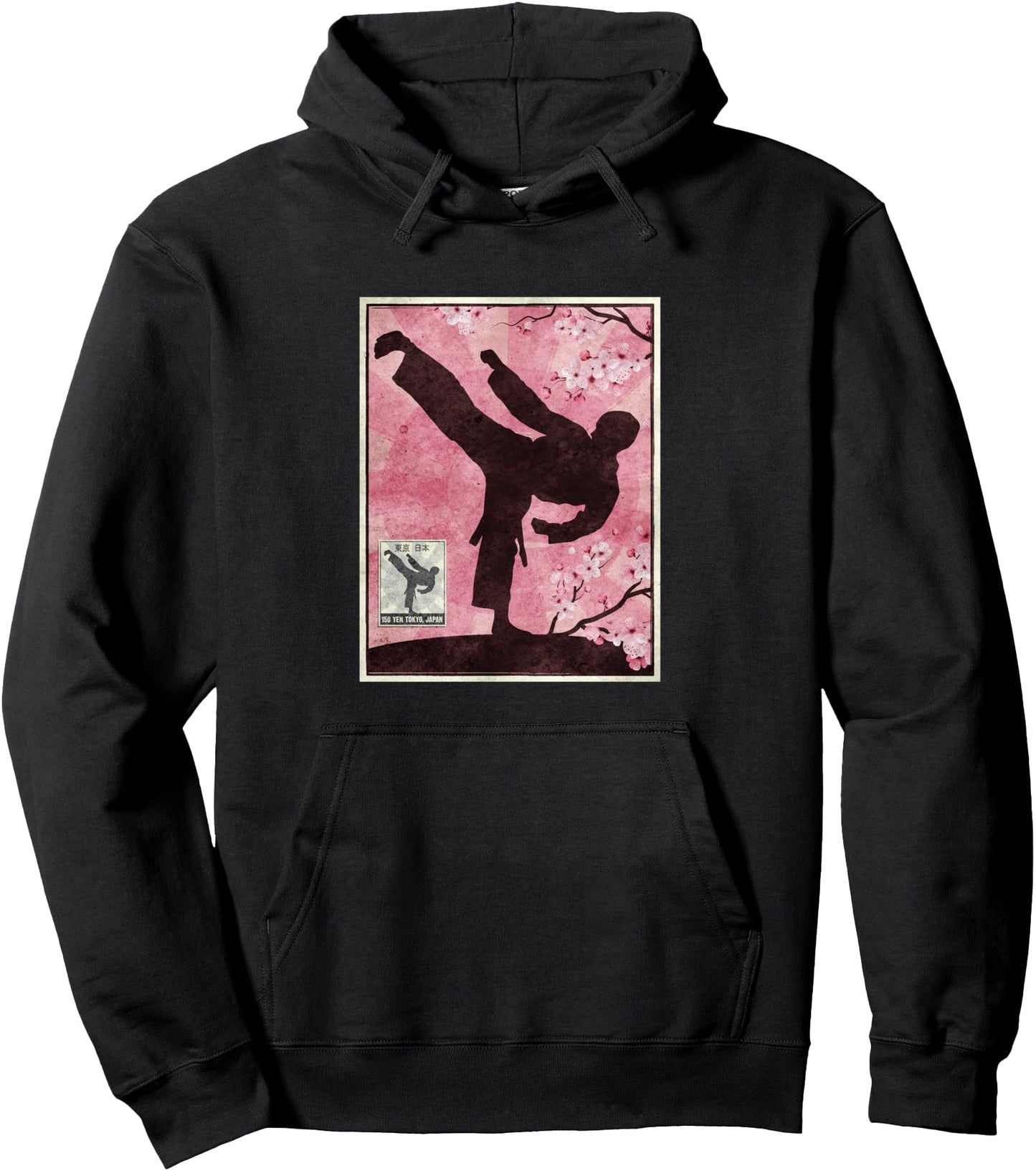 Karate Martial Arts Japanese Aesthetic Retro Pullover Hoodie