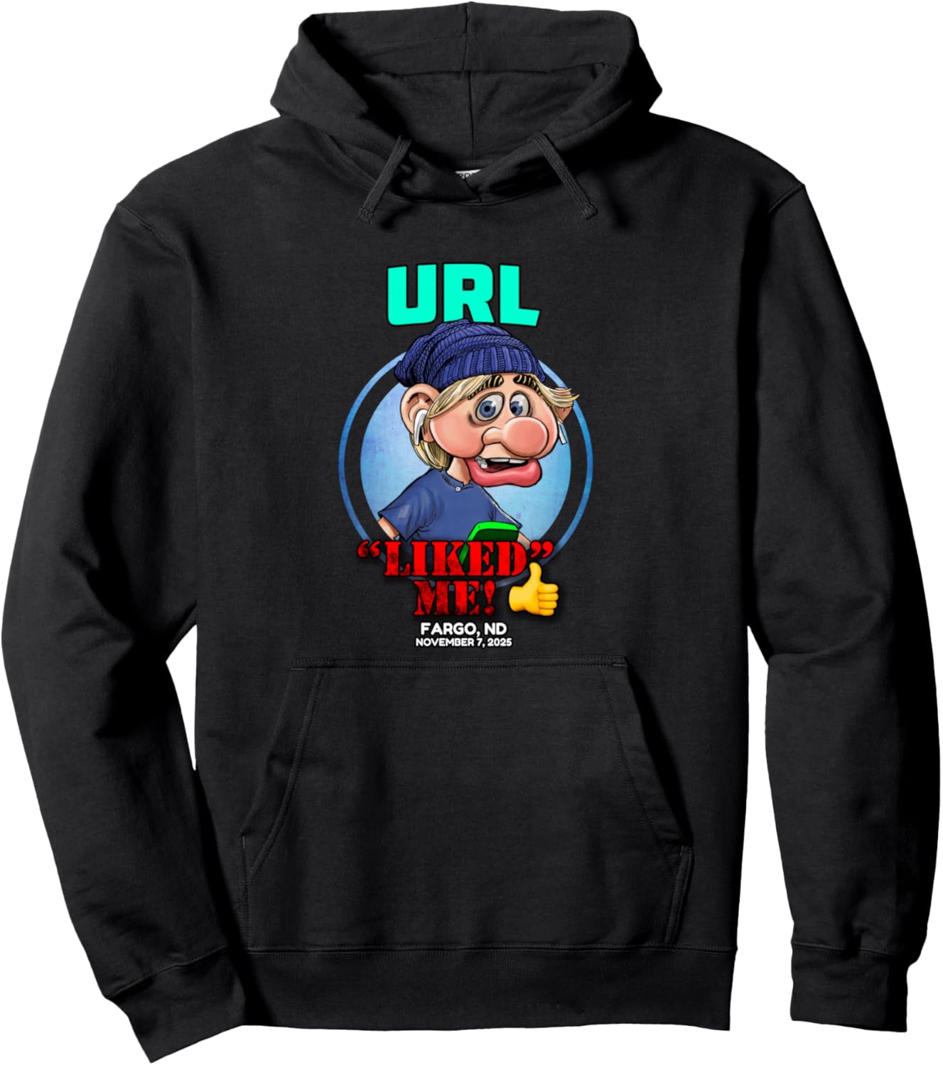 Url Fargo, ND (2025) Pullover Hoodie