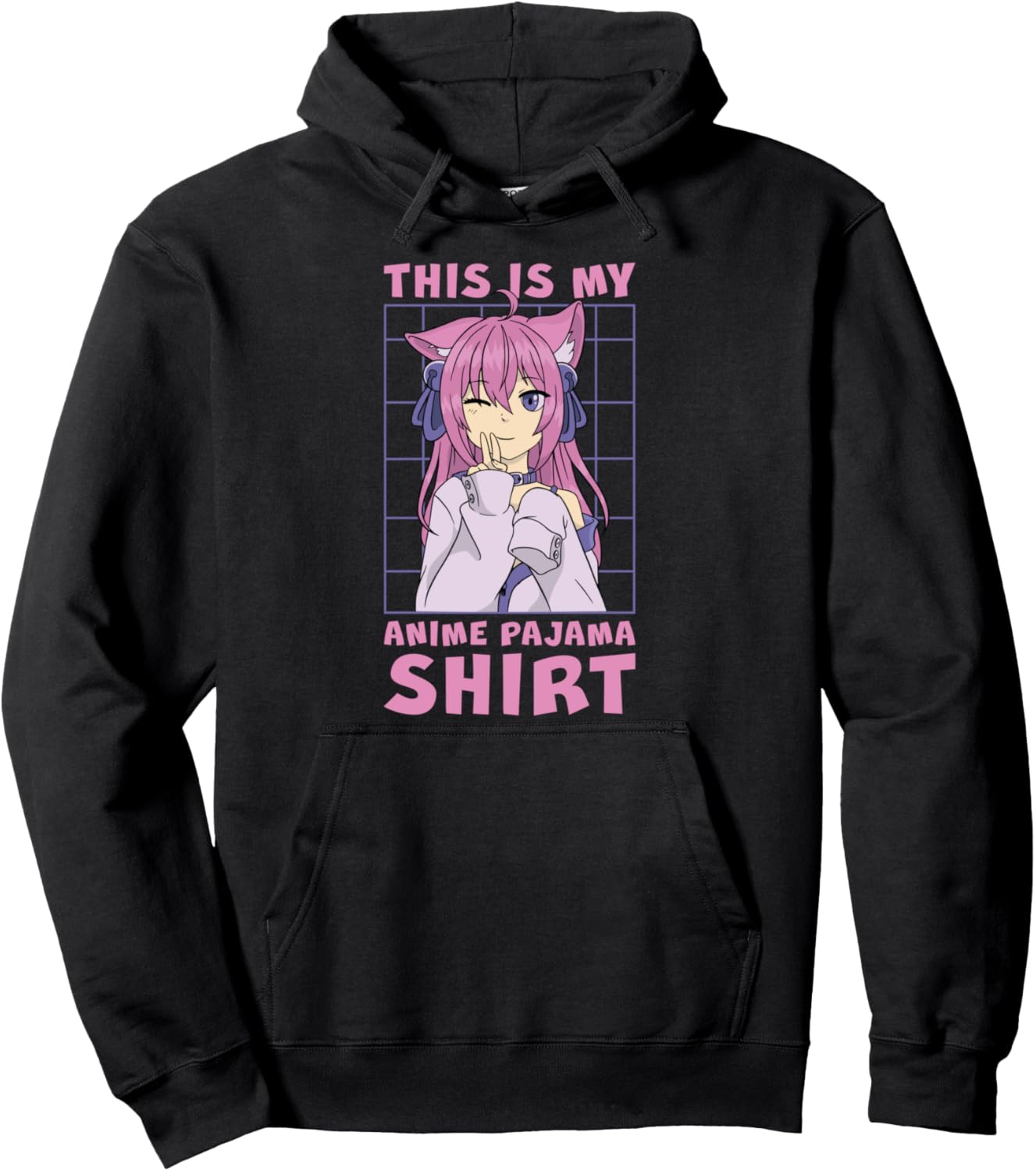 This Is My Anime Pajama Shirt Funny Anime Lover Pullover Hoodie