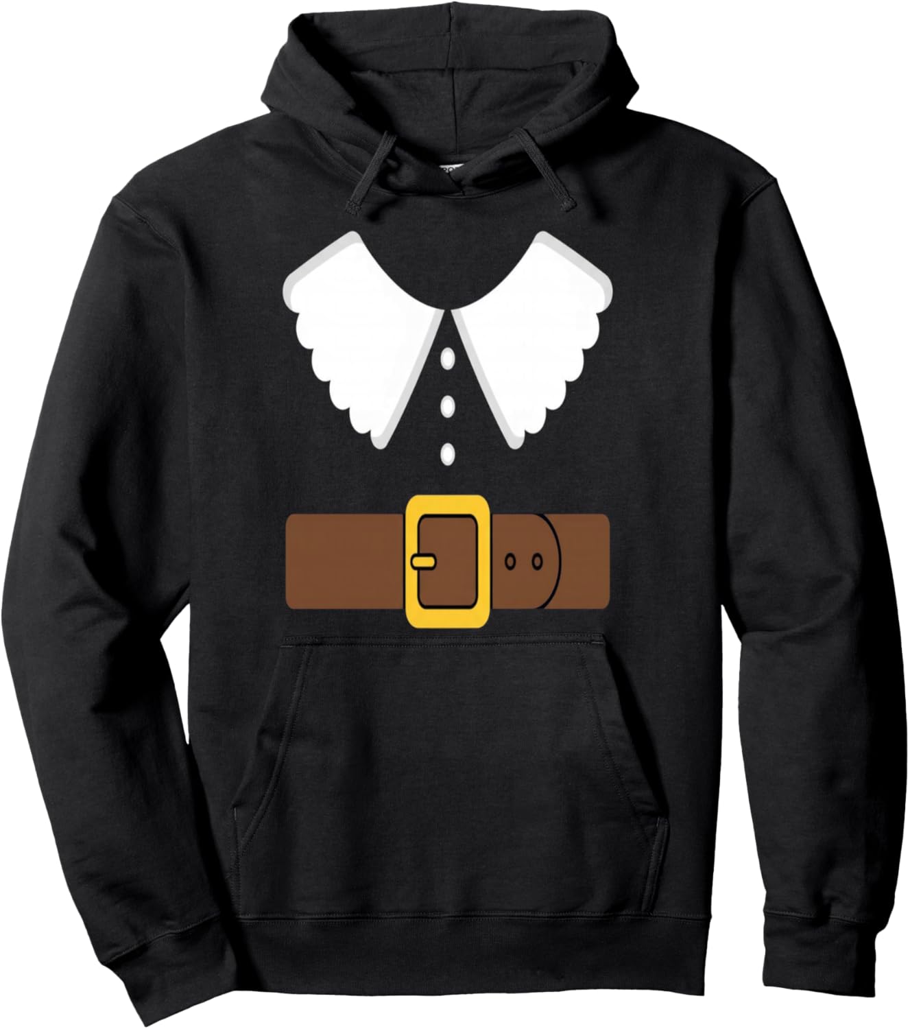 Funny Pilgrim Costume Turkey Family Thanksgiving Pullover Hoodie