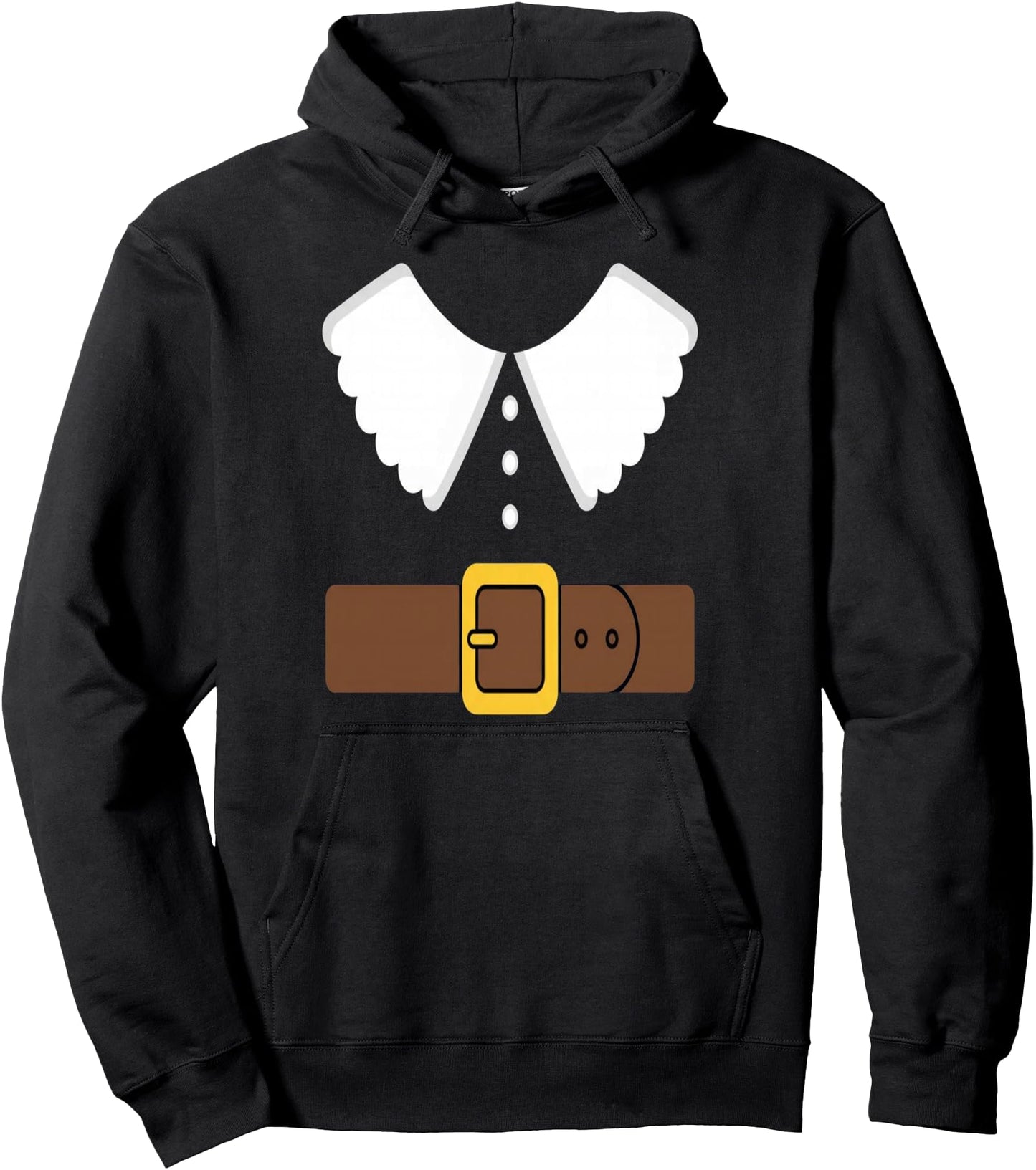 Funny Pilgrim Costume Turkey Family Thanksgiving Pullover Hoodie
