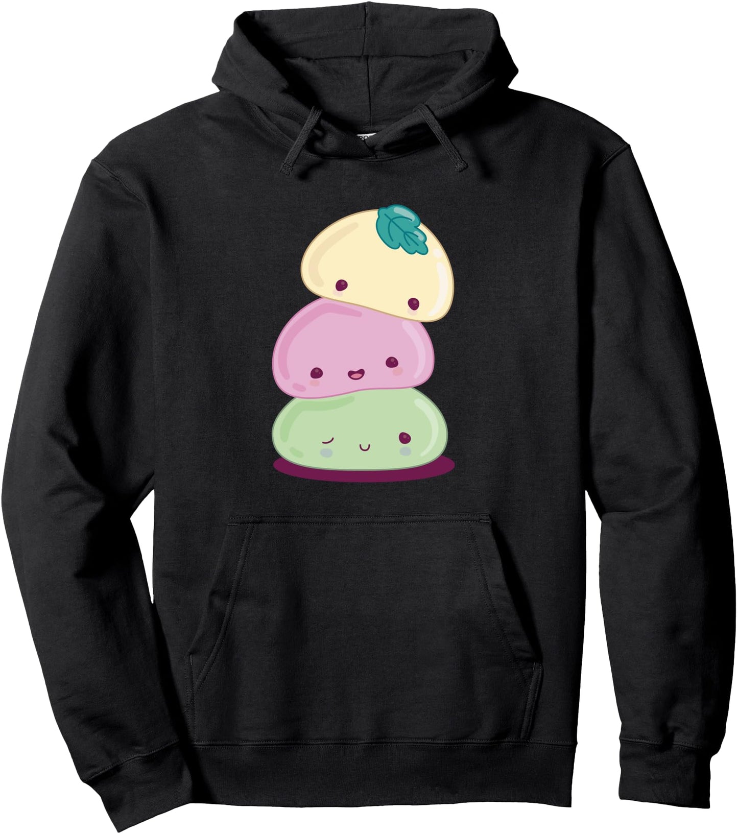 Mochi Ice Cream Kawaii Style Cute Japanese Food Graphic Pullover Hoodie