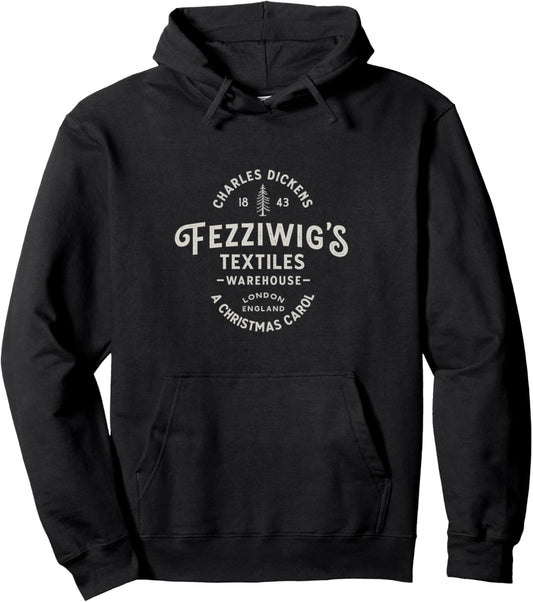Christmas Carol, Fezzigigg's, Scrooge &amp; Marley, Holiday Pullover Hoodie