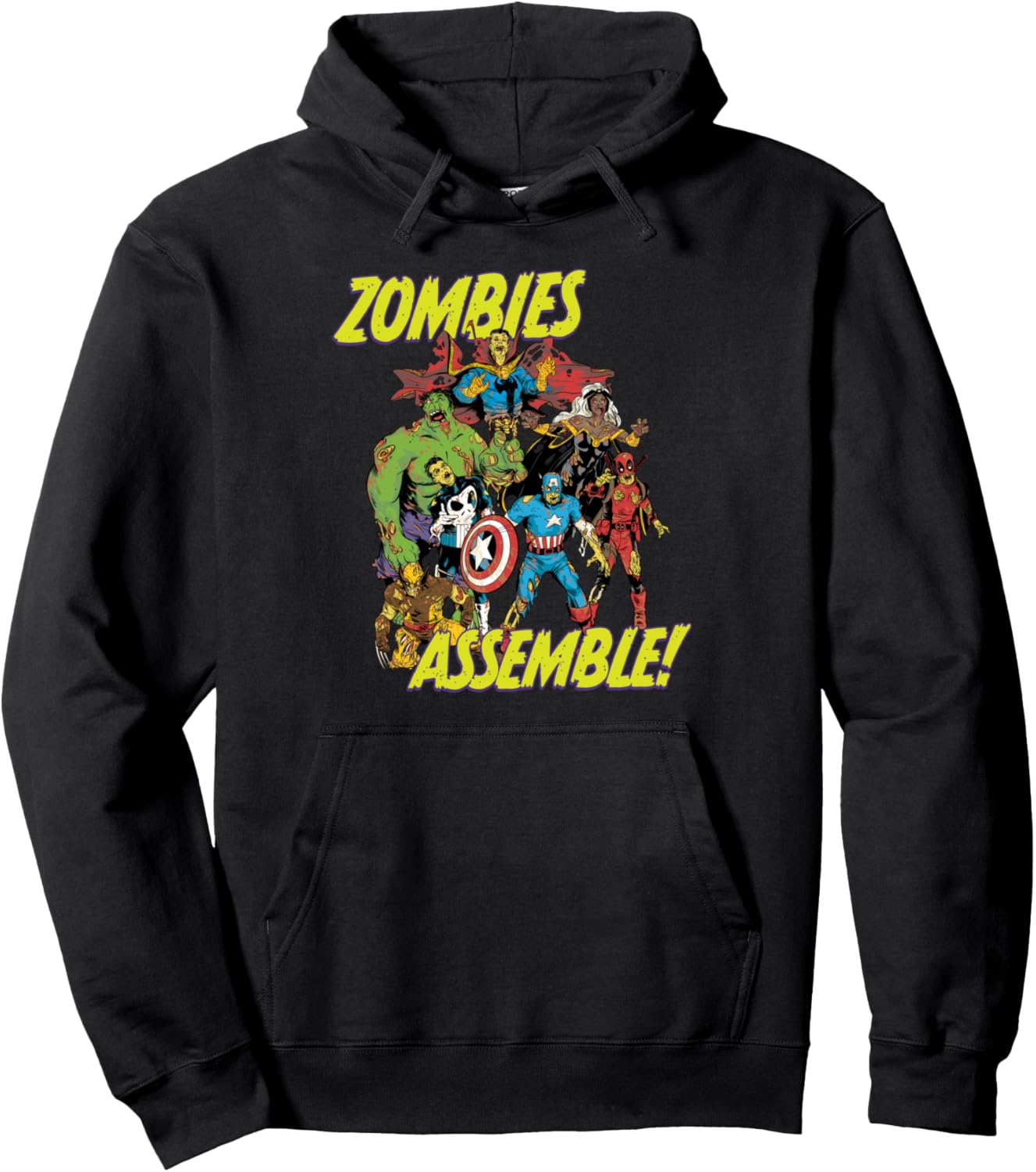 Marvel Zombies Super Hero Zombies Assemble Halloween Pullover Hoodie