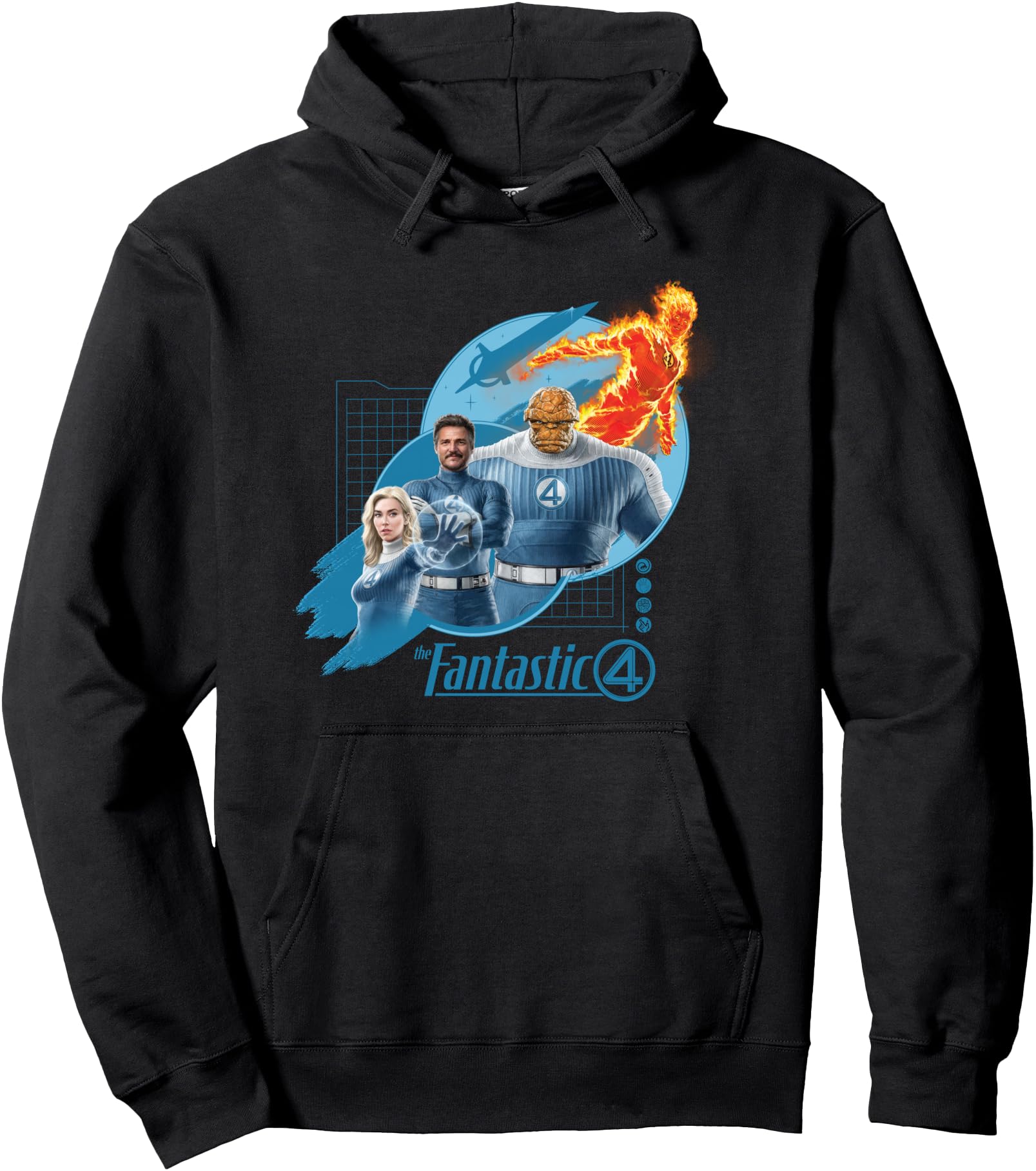 Marvel The Fantastic Four: First Steps Grid Group Shot Pullover Hoodie