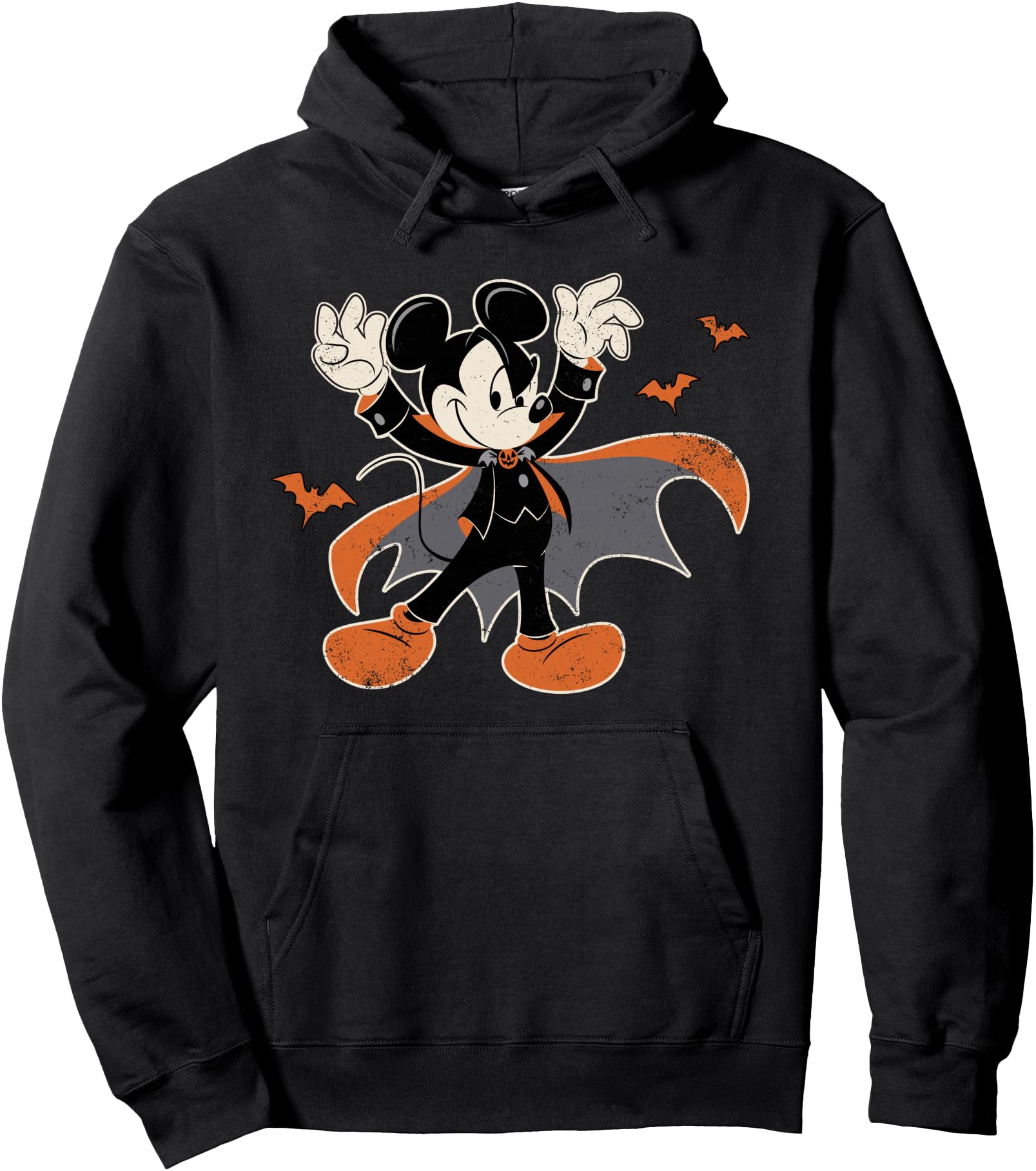 Disney Mickey Mouse Spooky Dracula Costume Halloween Pullover Hoodie
