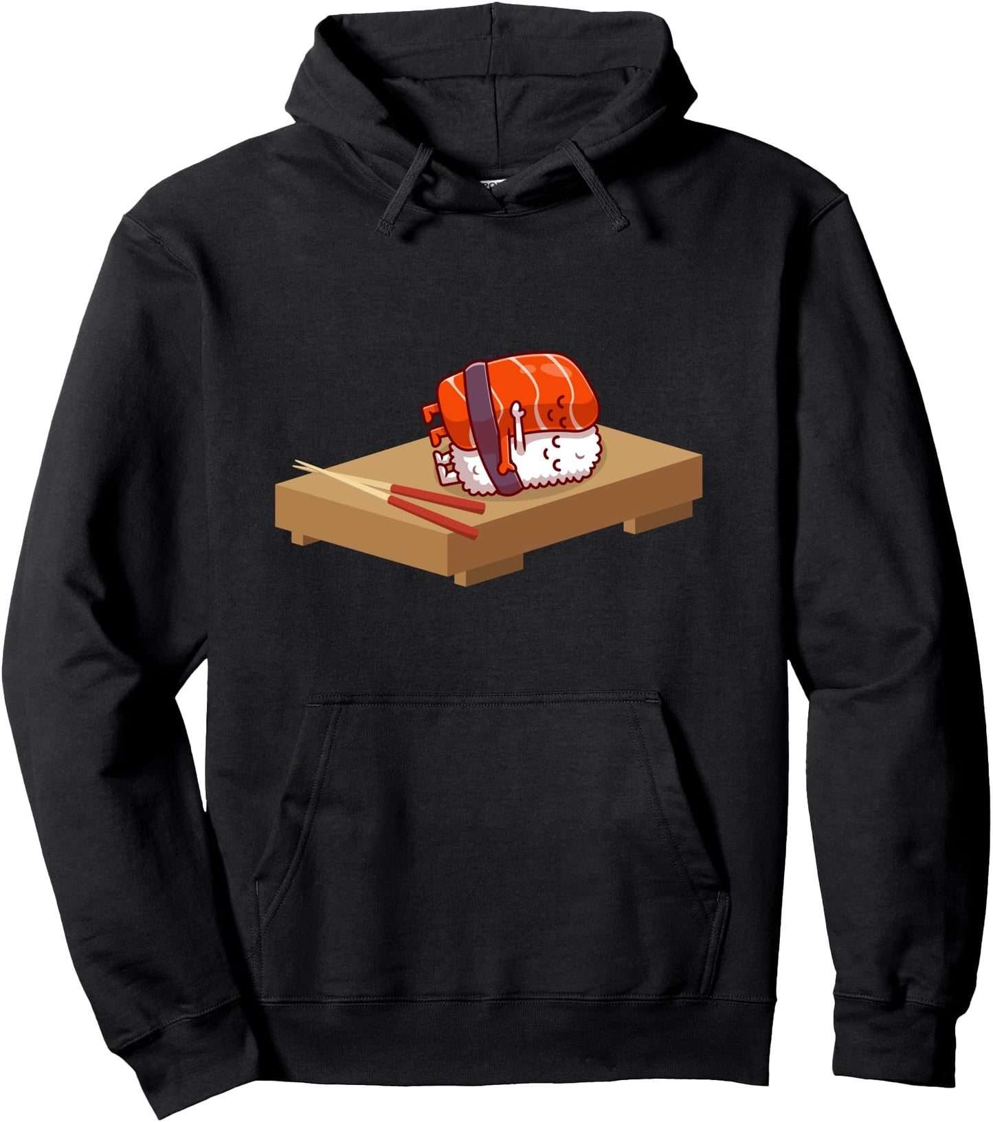 Sushi Hugging Rice Kawaii Tuna Maguro Japanese Anime Pullover Hoodie