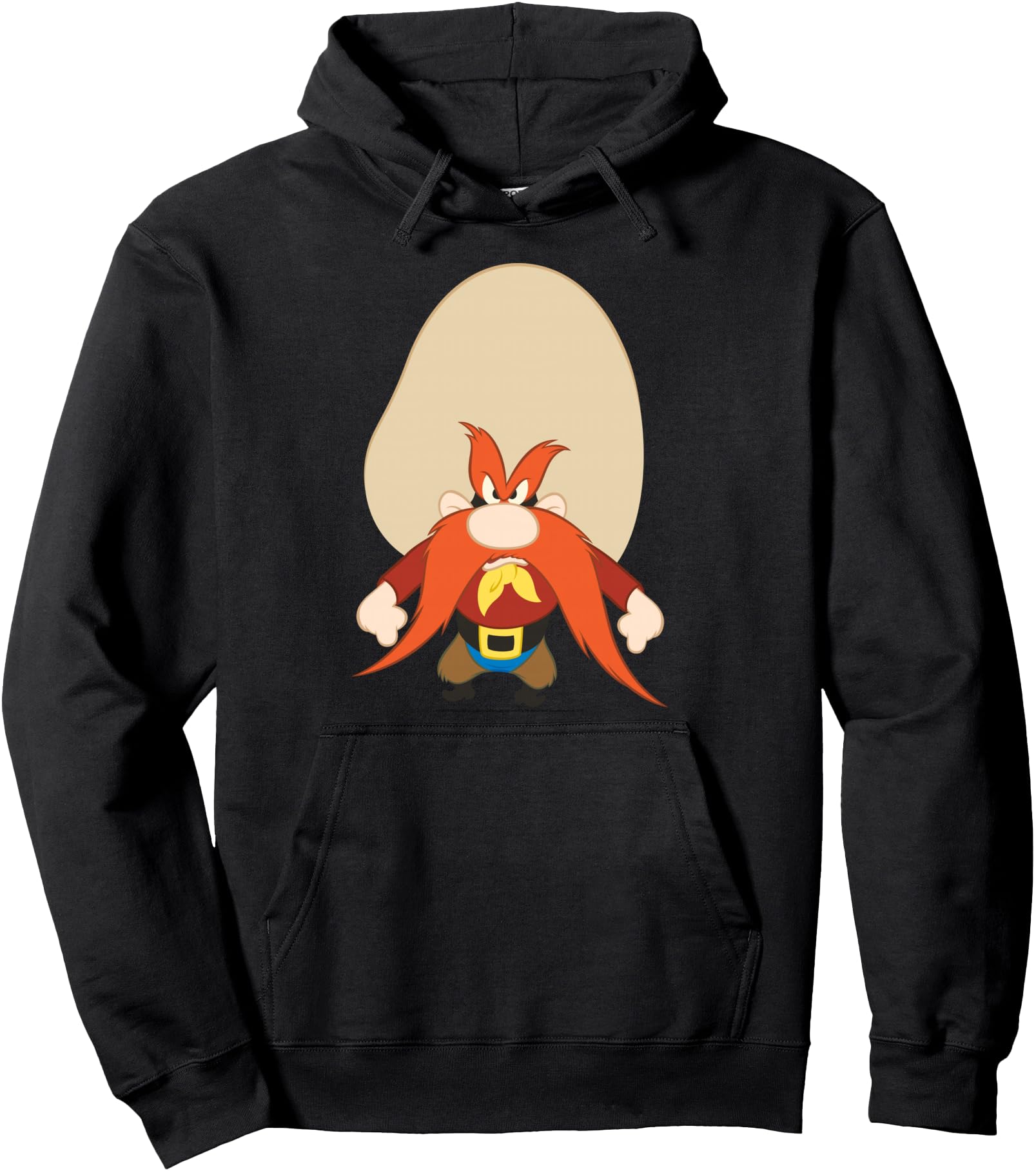Looney Tunes Yosemite Sam Angry Portrait Pullover Hoodie