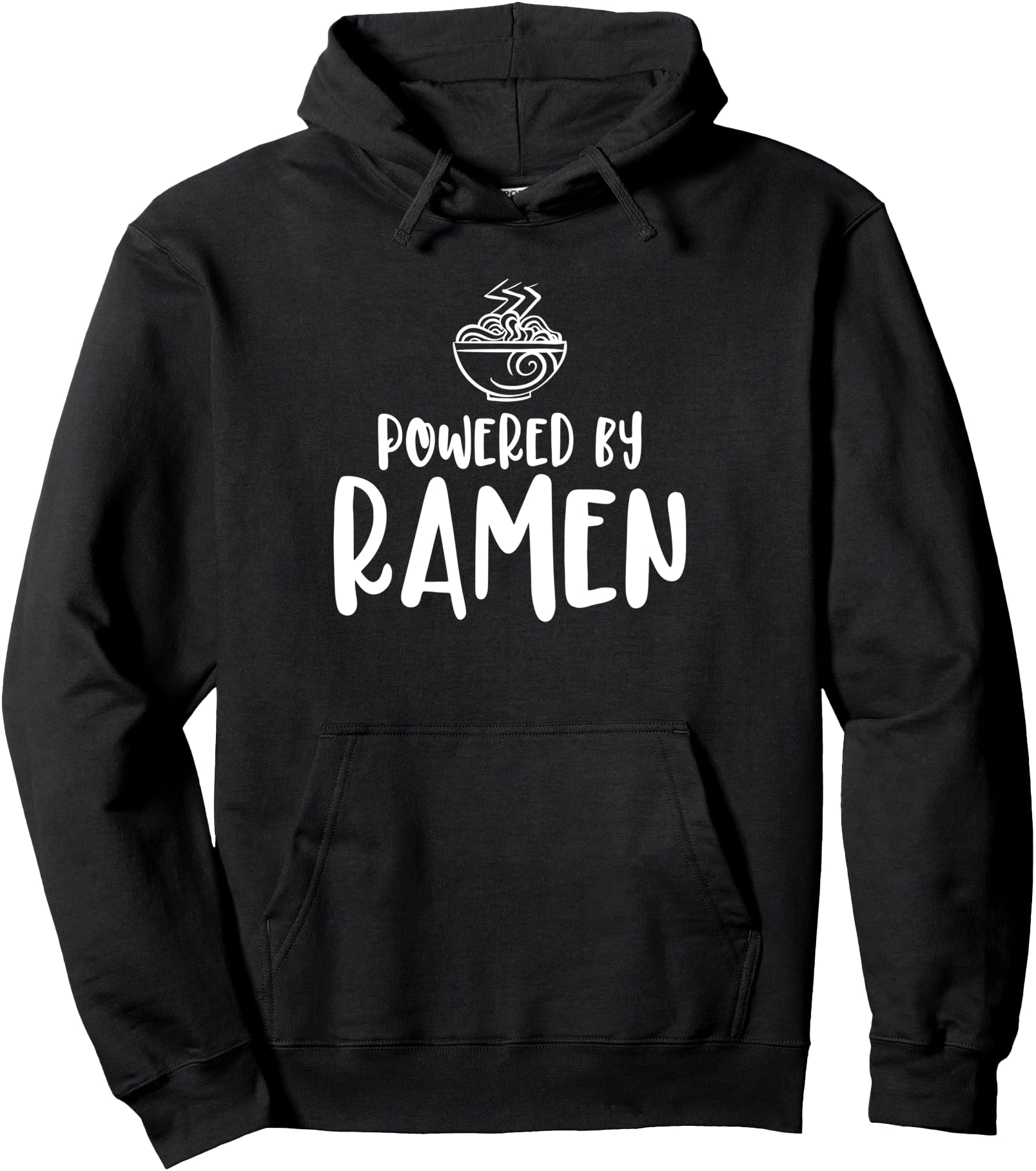 Powered By Ramen Chopsticks Japanese Cup Of Noodle Pullover Hoodie