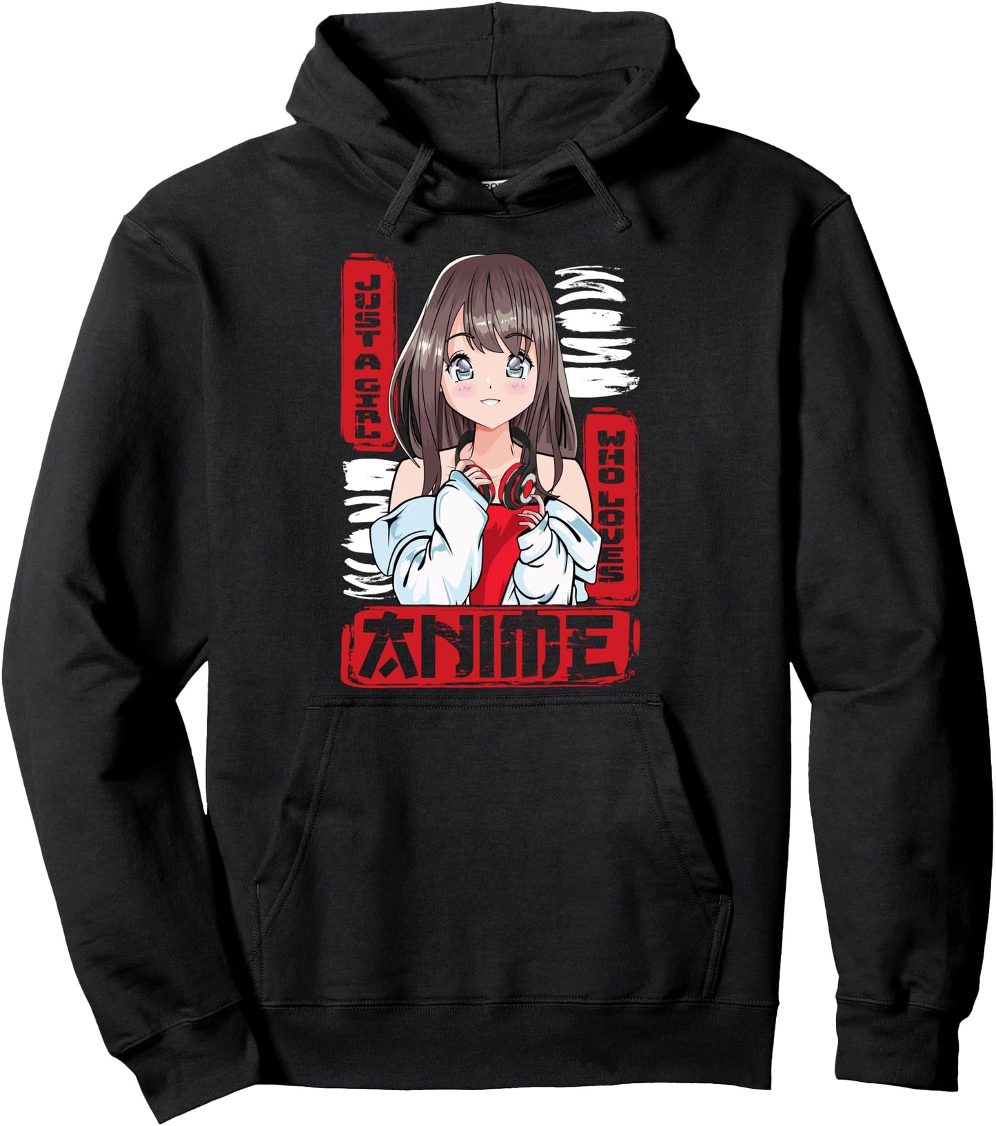 Kawaii Anime Merch For Women - Classic Otaku Japanese Anime Pullover Hoodie