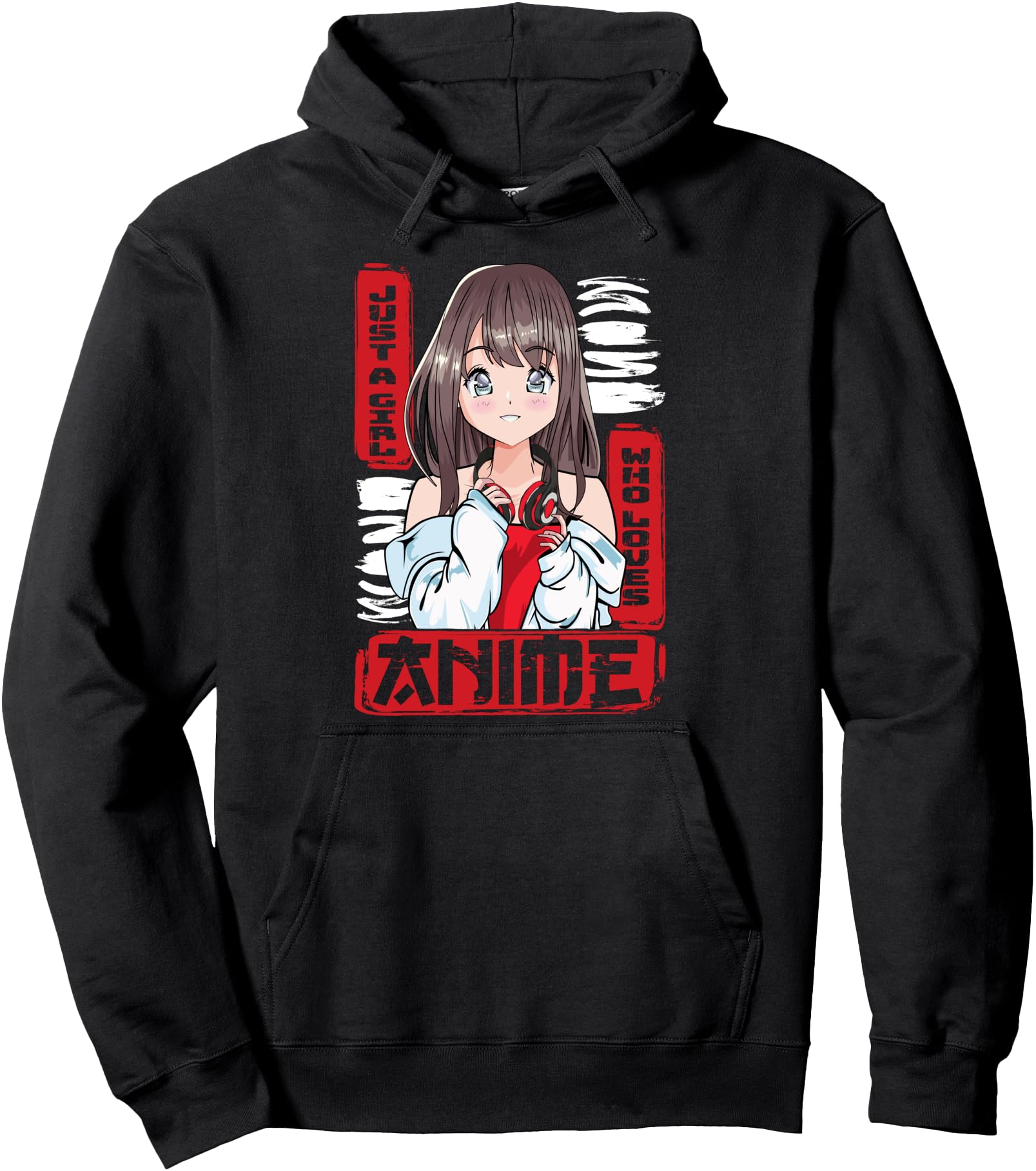 Kawaii Anime Merch For Women - Classic Otaku Japanese Anime Pullover Hoodie