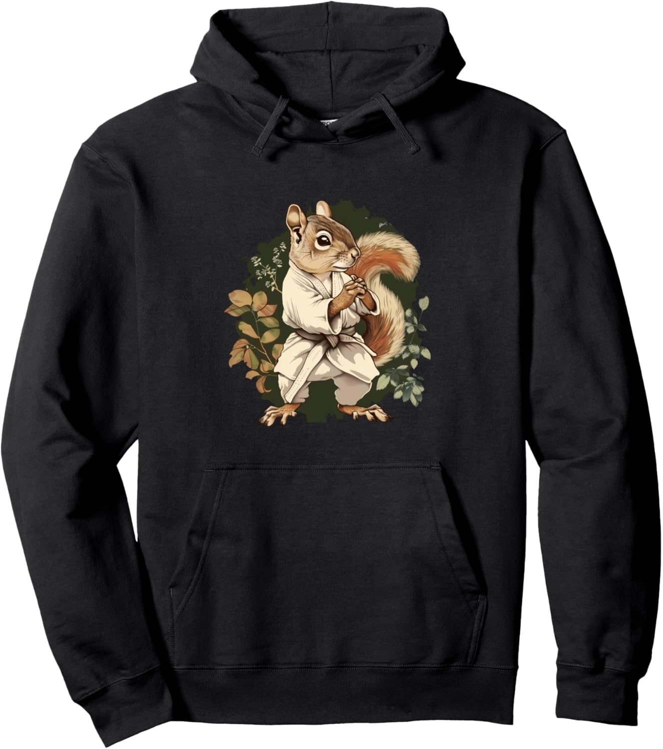Kickboxing Squirrel Nature Judo Karate MMA Squirrel Lover Pullover Hoodie