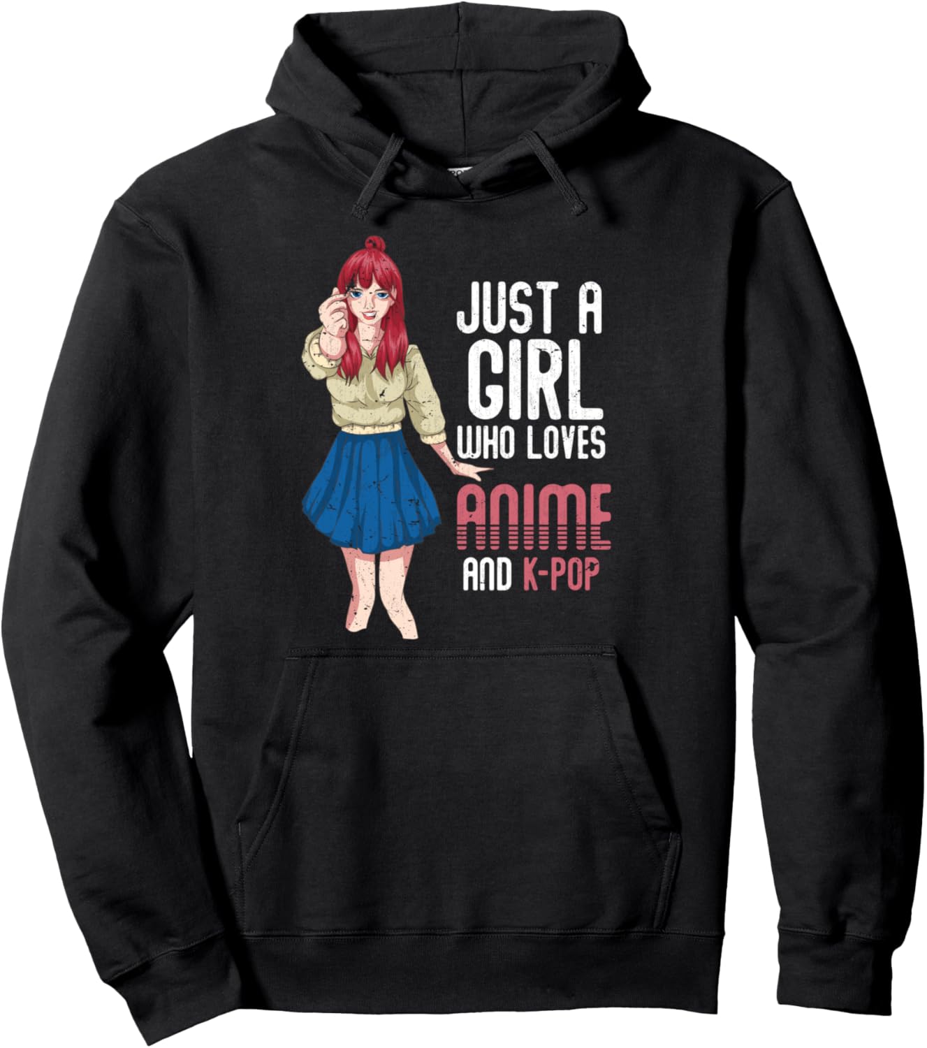 Otaku Girls Kpop Fan Women Manga Kawaii Korean Music Anime Pullover Hoodie