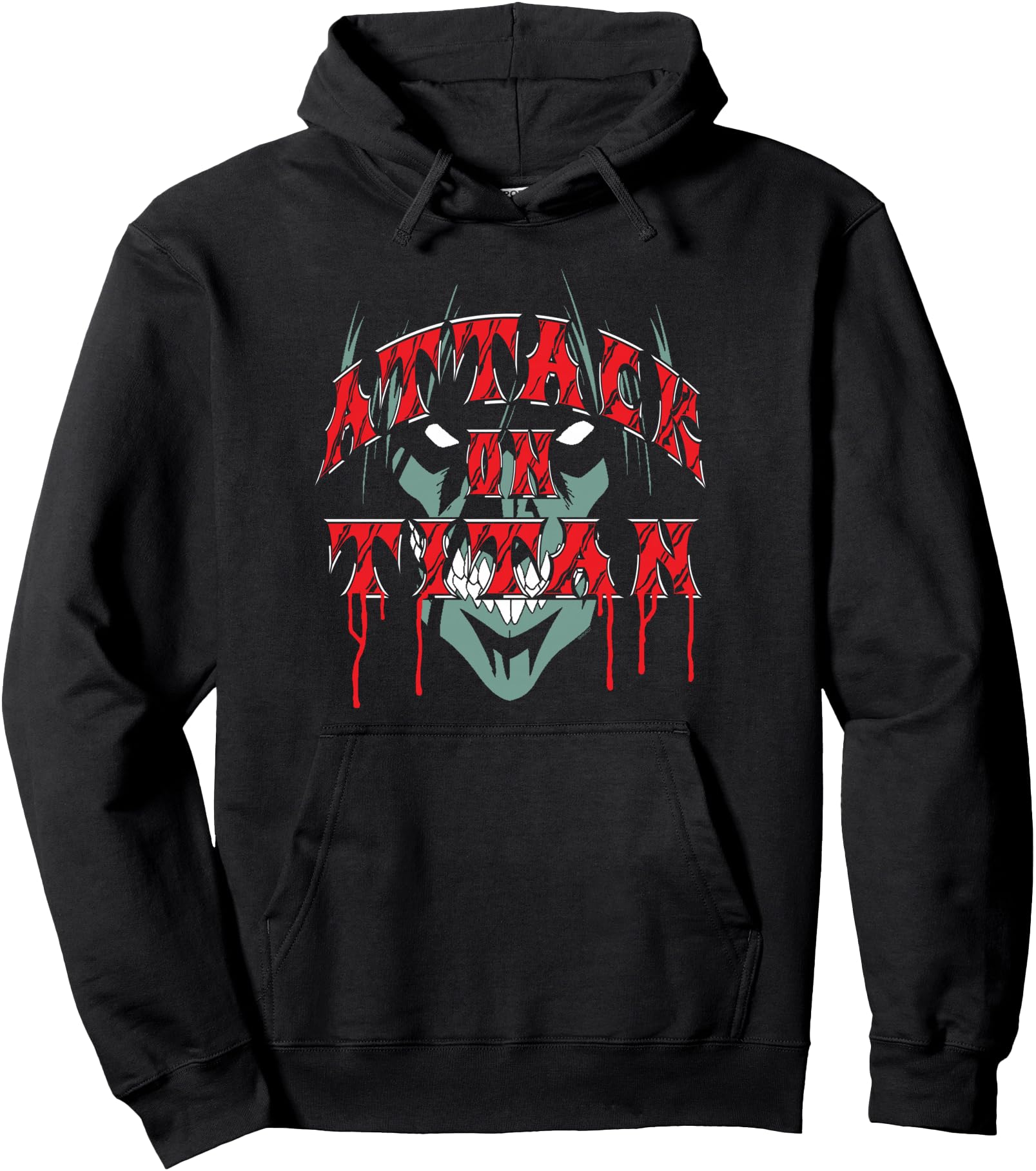 Attack on Titan Season 4 Eren with Bloody Logo AOT Anime Pullover Hoodie