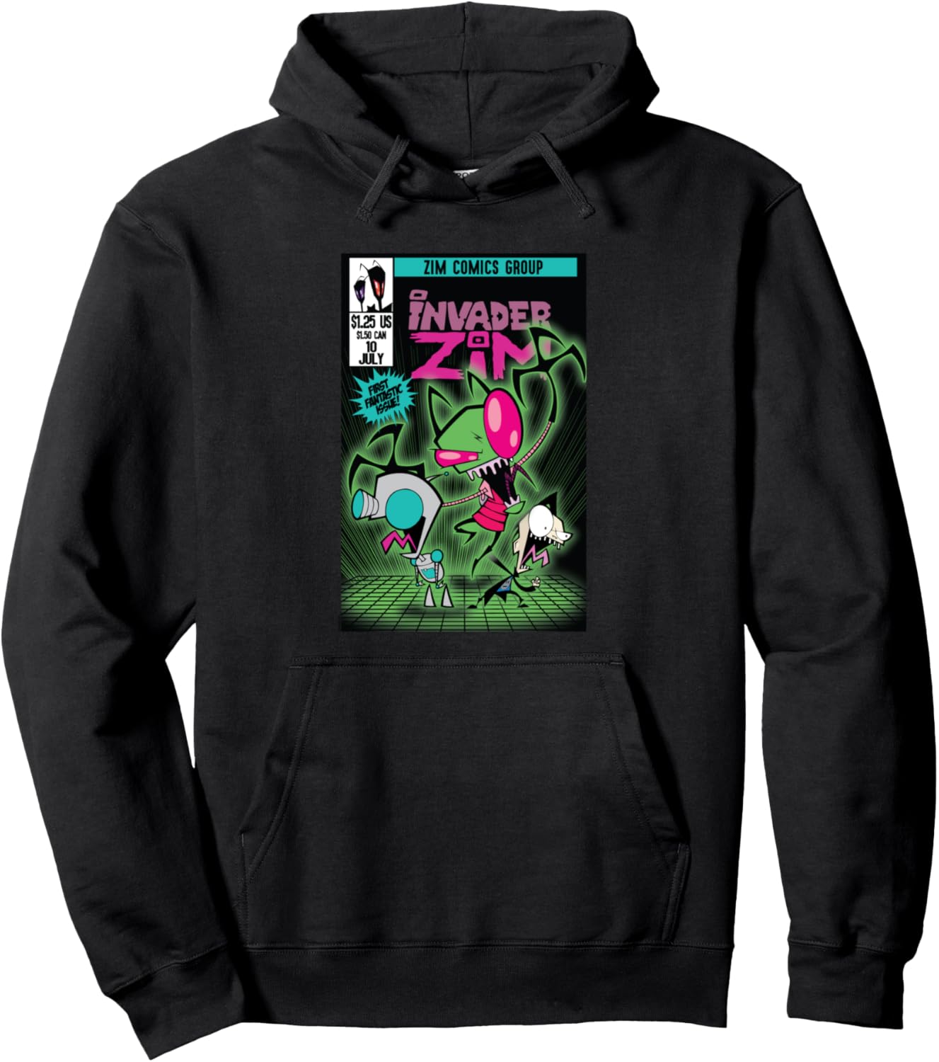 Invader Zim - Comic Book Style Pullover Hoodie
