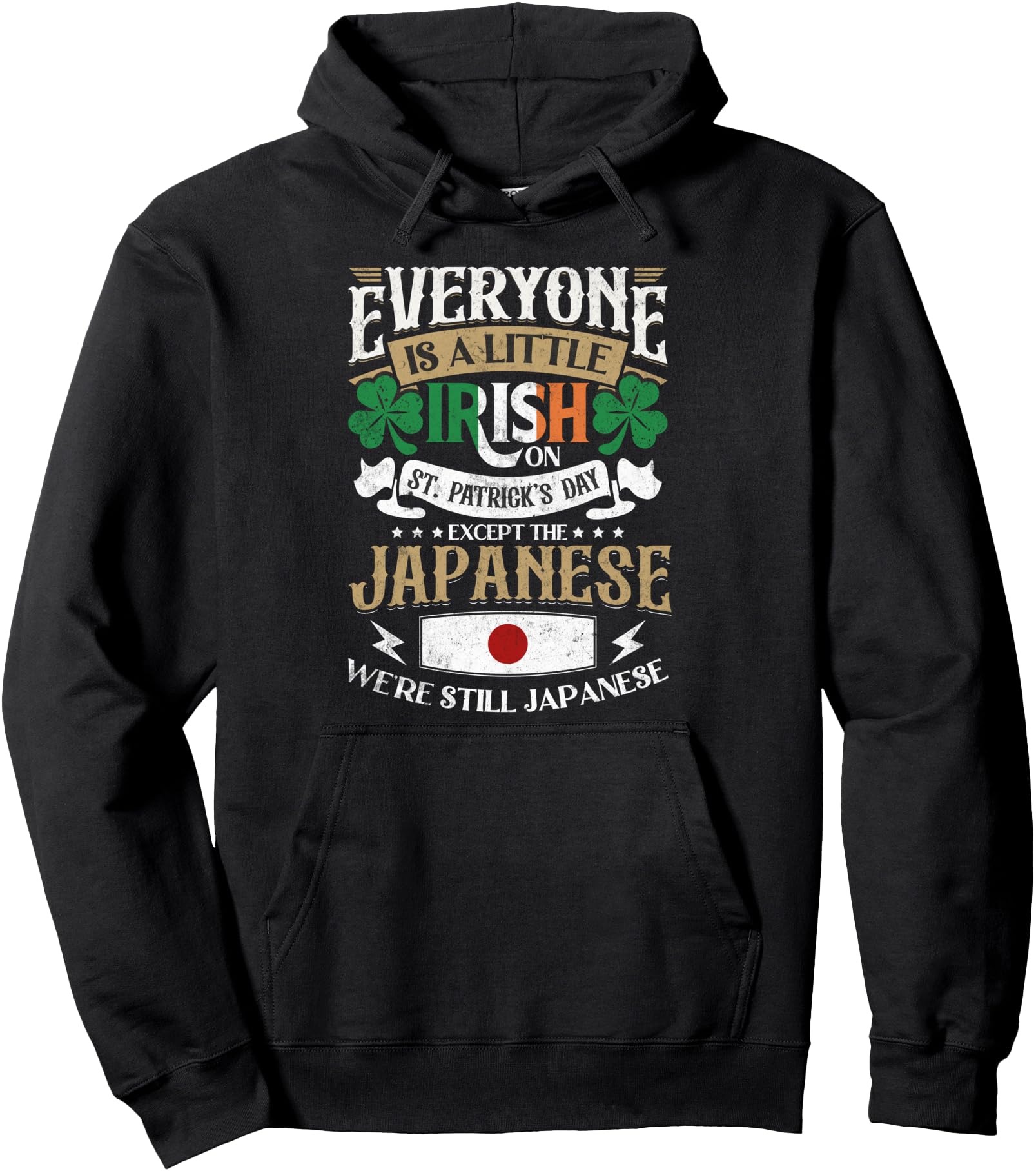 Japan St. Patricks Day Japanese Men & Women Pullover Hoodie