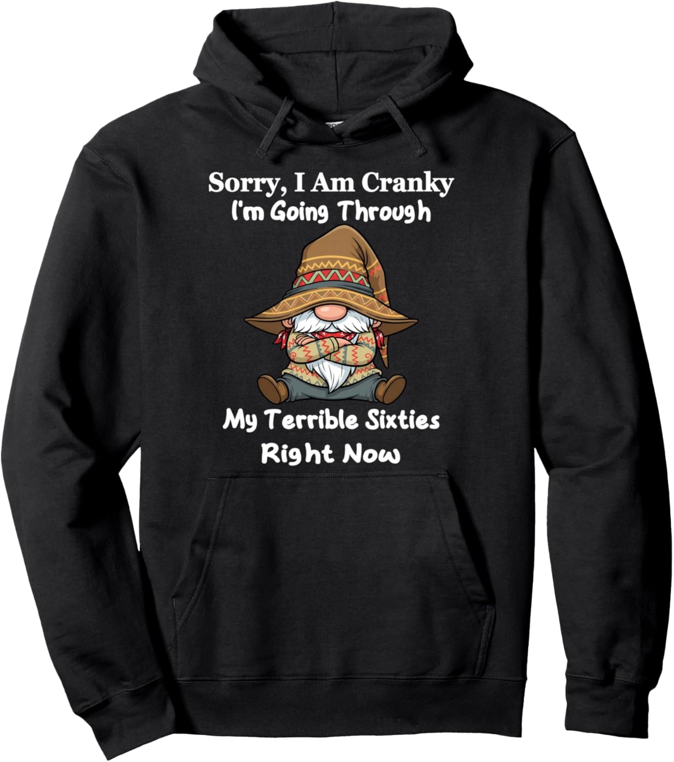 Sorry I Am Cranky I'm Going Through My Terrible Sixties Pullover Hoodie