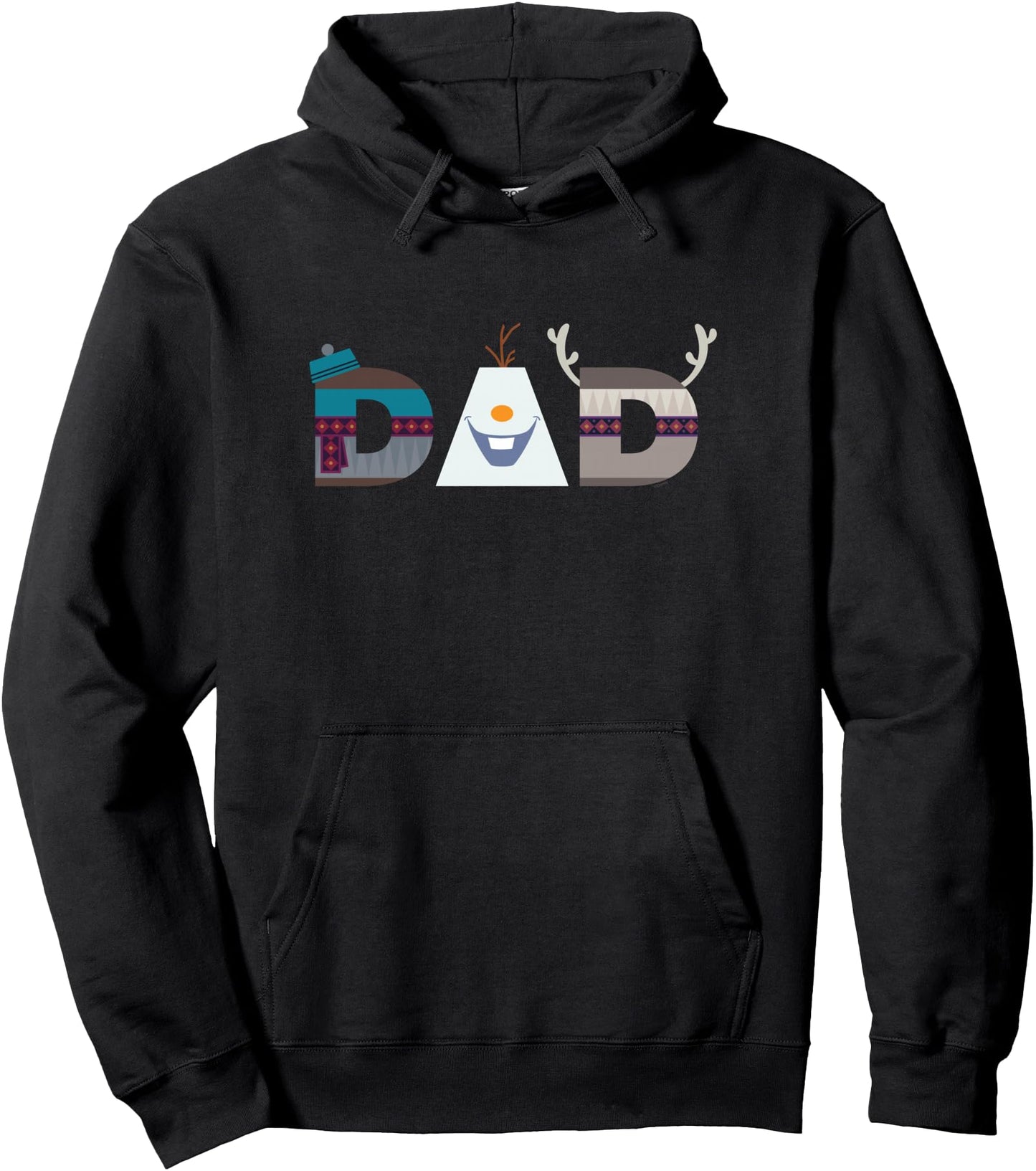 Disney Frozen Olaf Sven Kristoff Father's Day Birthday Dad Pullover Hoodie