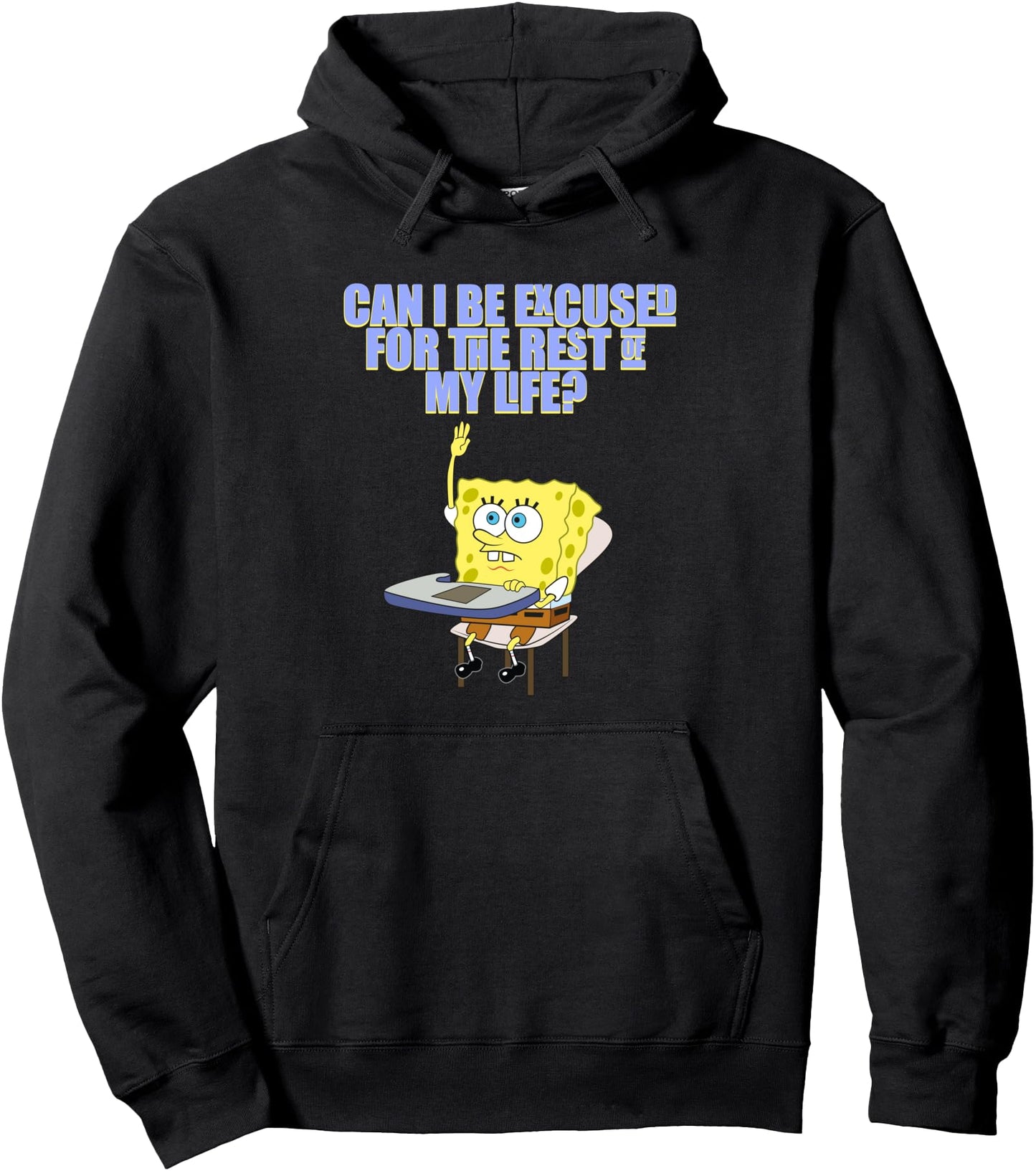 Mademark x SpongeBob SquarePants - SpongeBob SquarePants - Can I Be Excused Pullover Hoodie