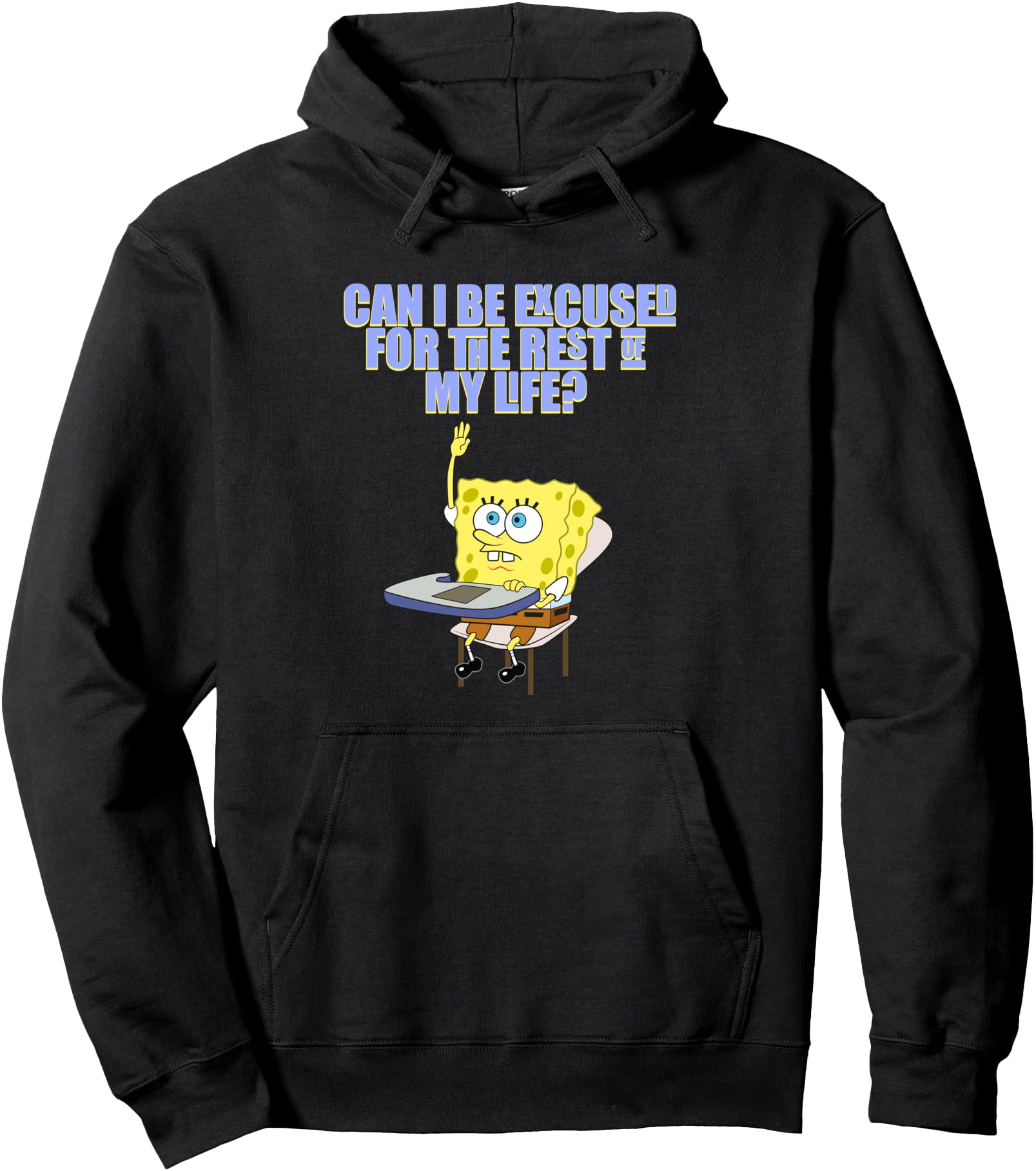 Mademark x SpongeBob SquarePants - SpongeBob SquarePants - Can I Be Excused Pullover Hoodie