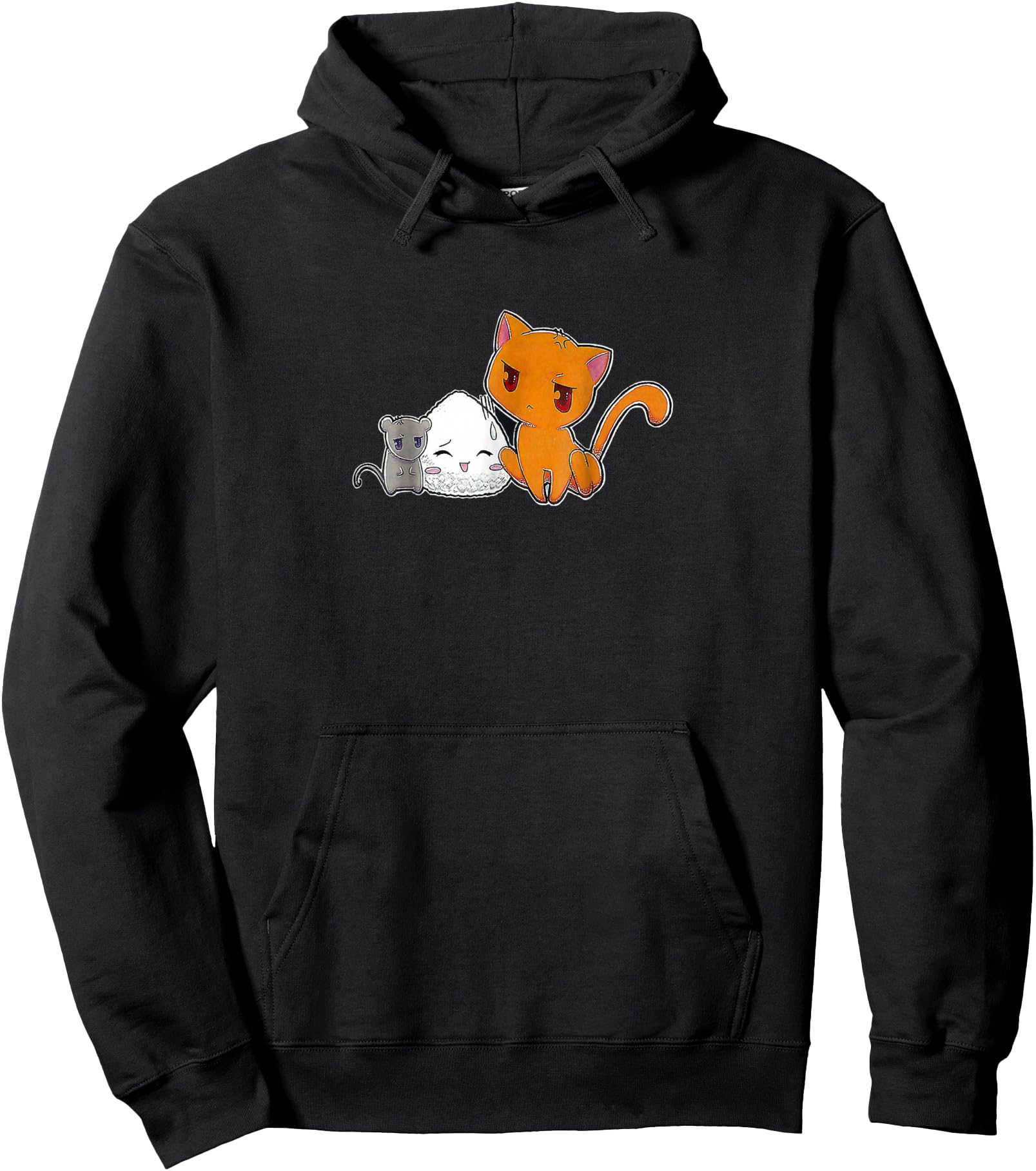 Vintage Basket Fruits Anime Pullover Hoodie