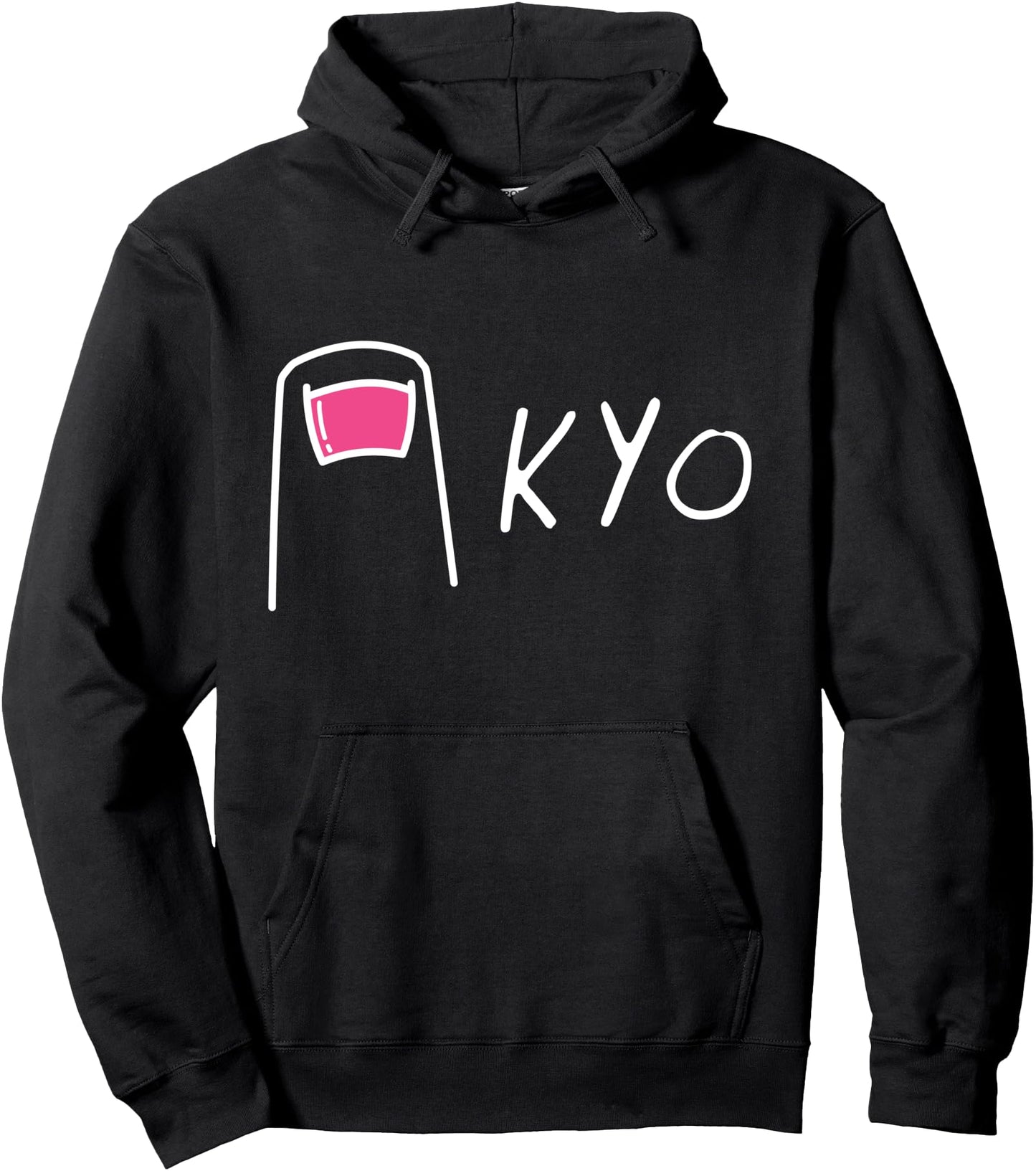 Funny Japan Tokyo Pun - TOE KYO - Humorous Japanese Pullover Hoodie