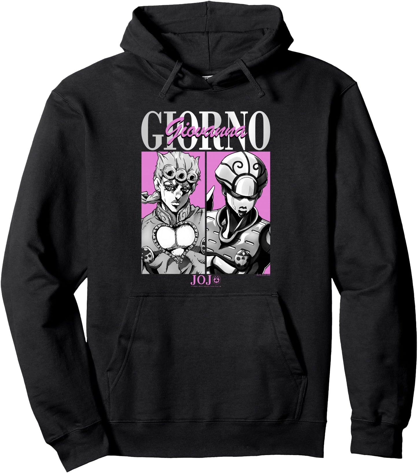 JoJo's Bizarre Adventure Giorno & Golden Wind Panels Anime Pullover Hoodie