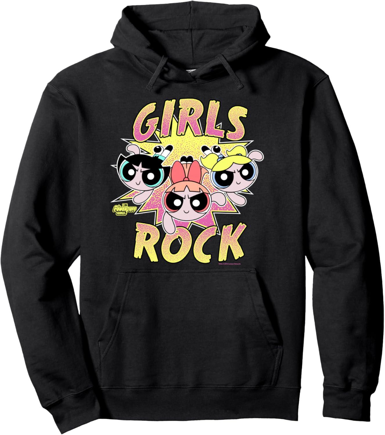 CN The Powerpuff Girls Girls Rock Pop Art Pullover Hoodie
