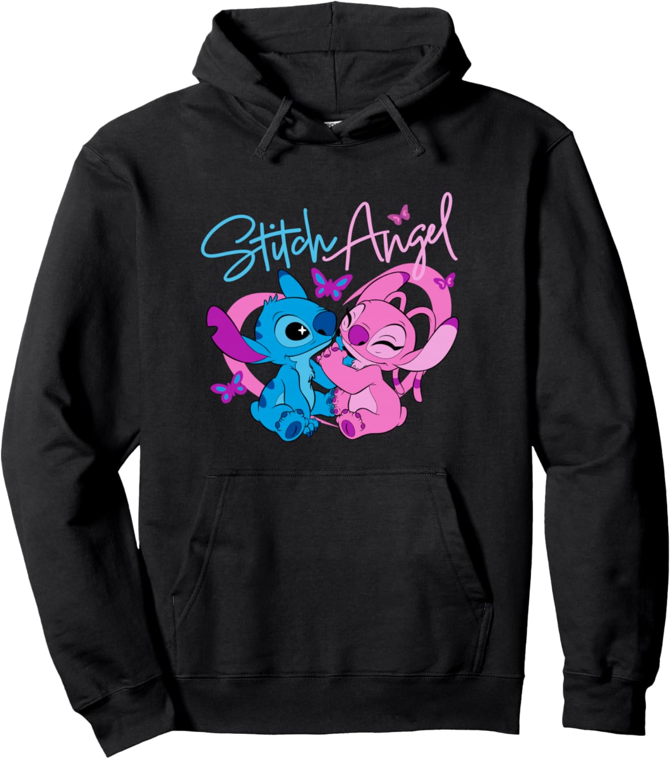 Disney Lilo & Stitch: The Series Angel With Butterflies Pullover Hoodie