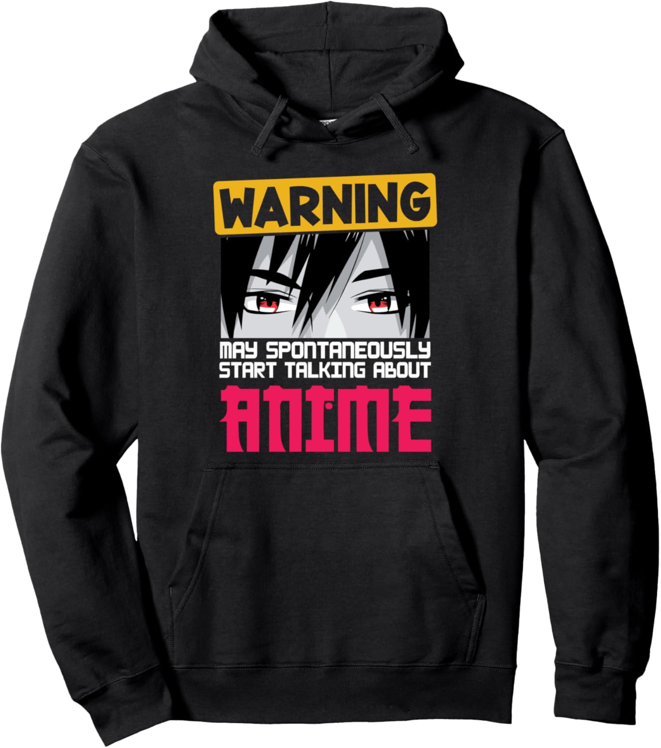 Warning May Spontaneously Start Talking About Anime Boys Pullover Hoodie