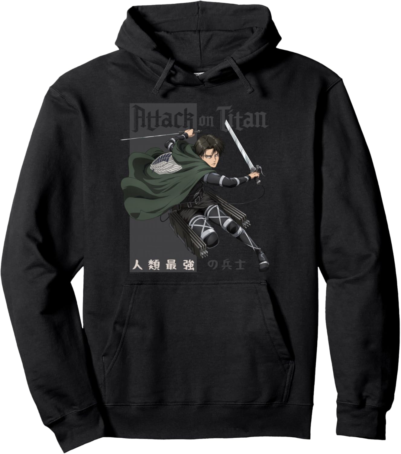 Attack on Titan Season 4 Humanity's Strongest Soldier Anime Pullover Hoodie