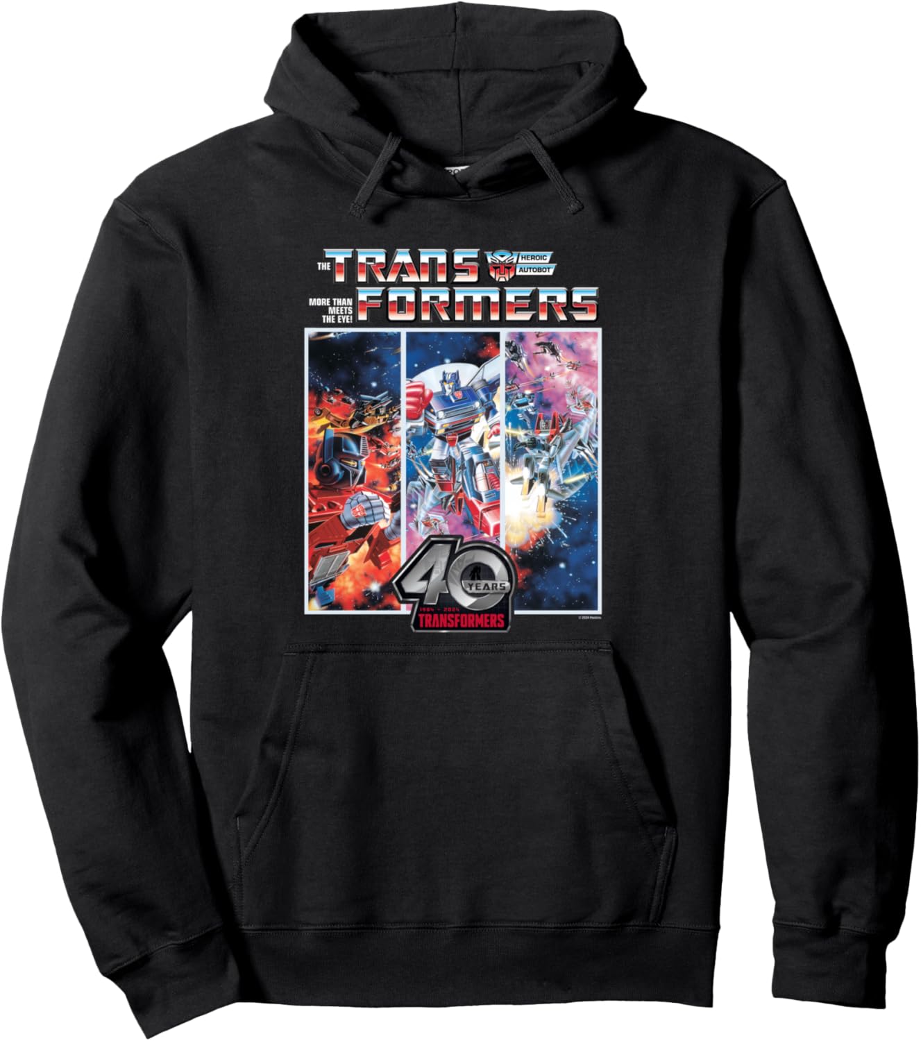 Transformers 40th Anniversary Autobot Cosmic Battle Panels Pullover Hoodie