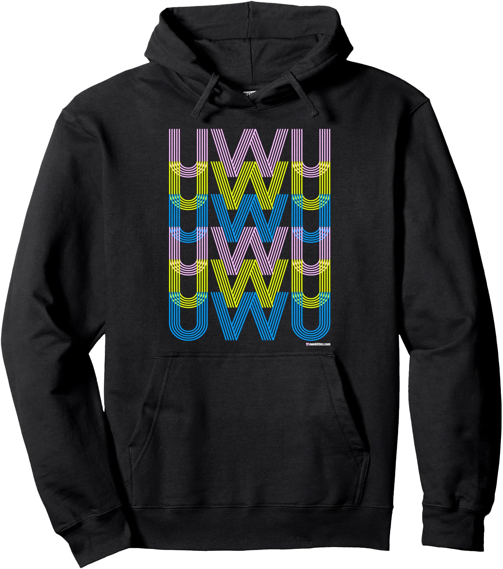 UwU Kitties: UWU Hoodie - Happy Anime Face
