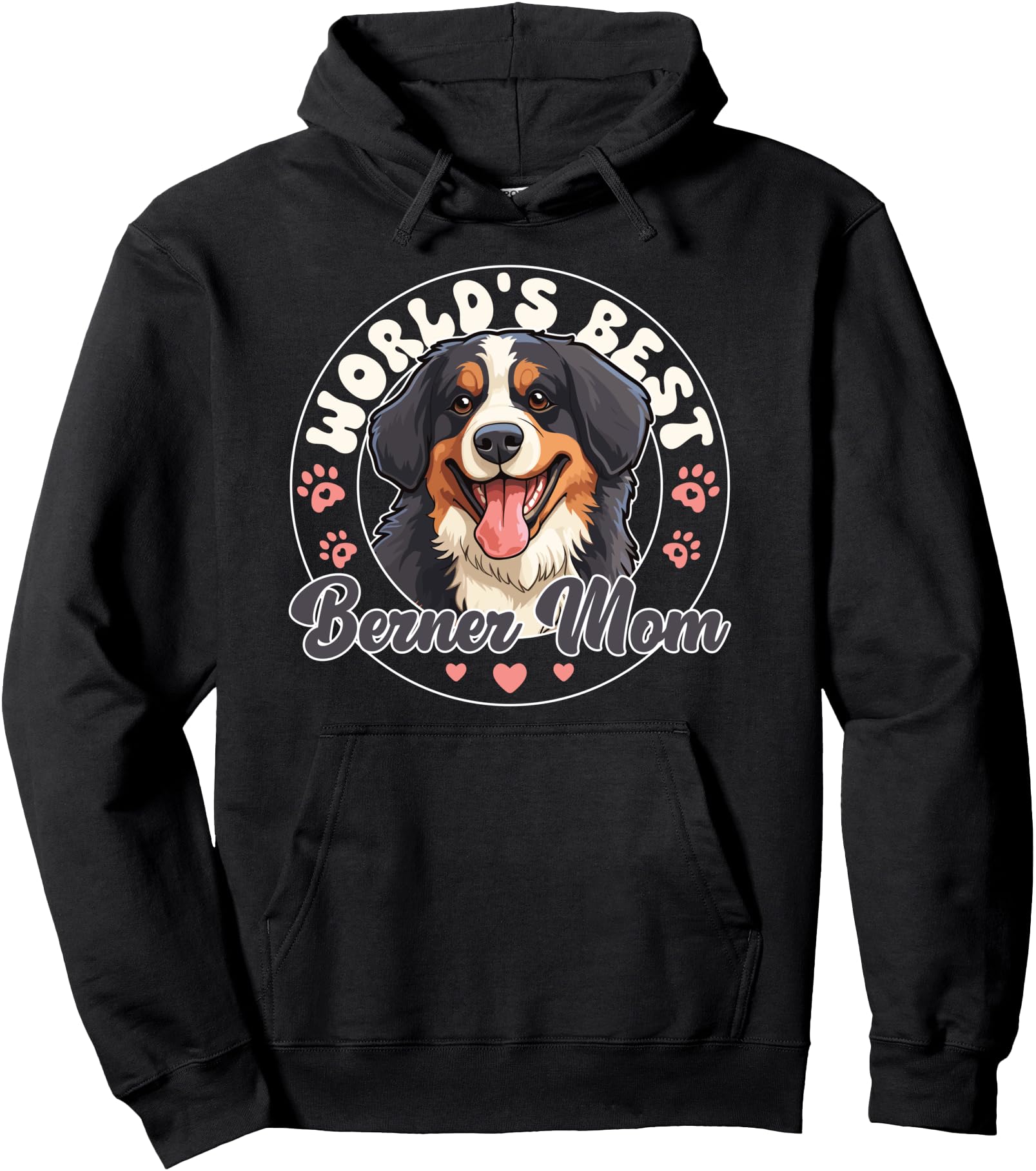Bernese Mountain Dog Dog World's Best Bernese Mom Pullover Hoodie