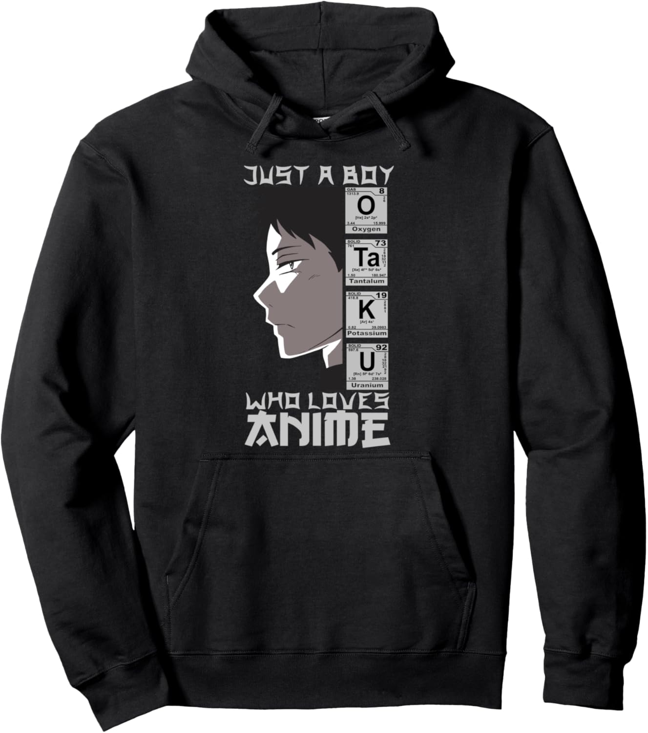 Manga Kawaii Otaku Anime Nerd - Just A Boy Who Loves Anime Pullover Hoodie