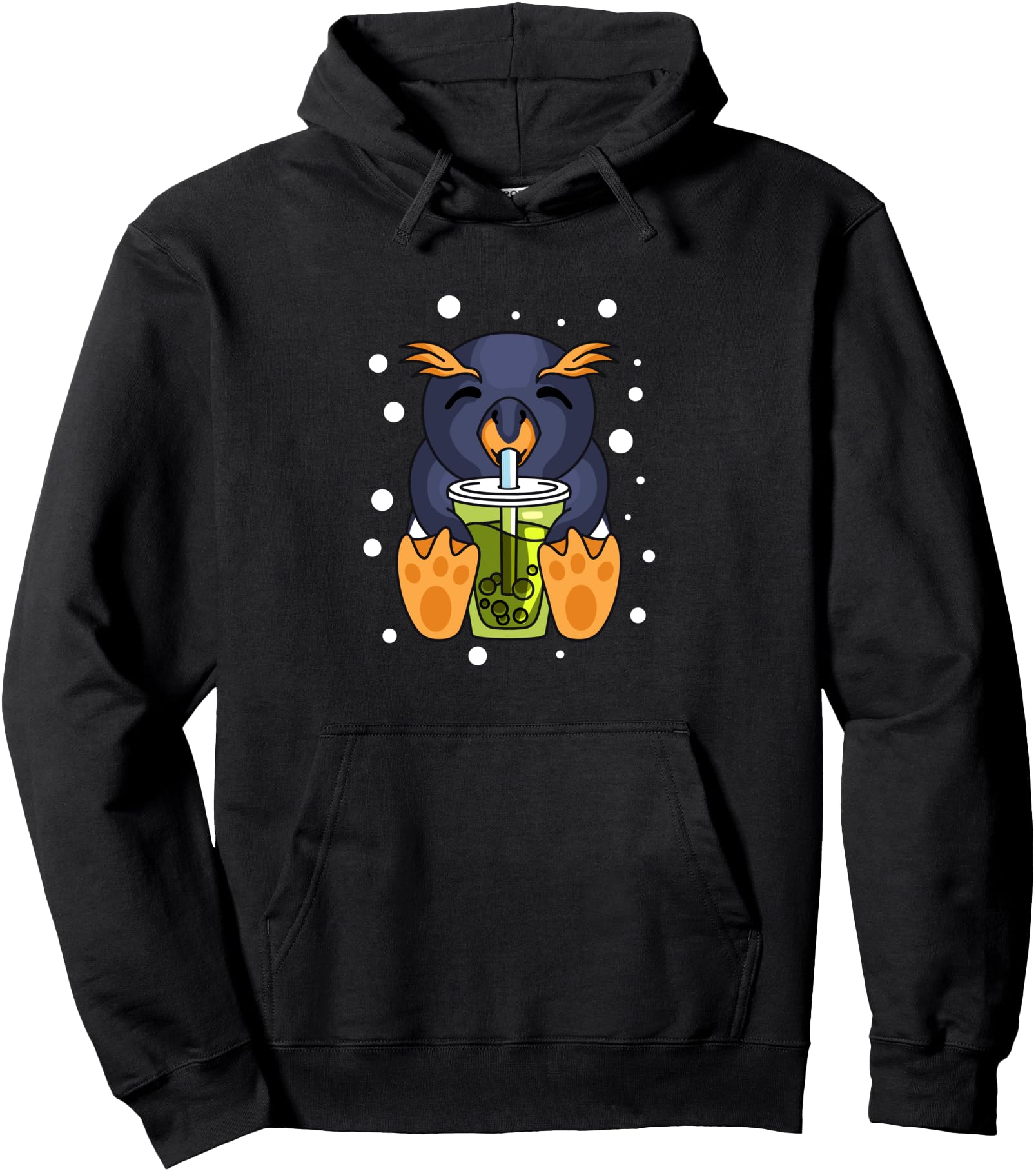 Bubble Tea Pinguine Cute Anime Pingu Pullover Hoodie