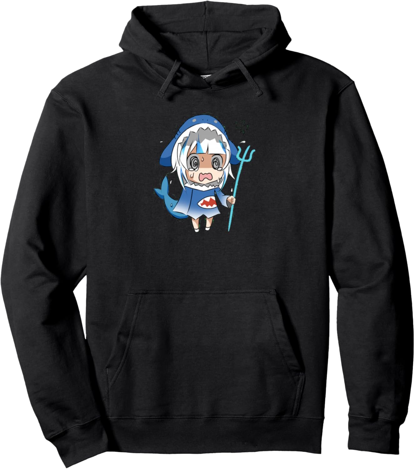 Panic Gura I Cute I Virtual Pullover Hoodie