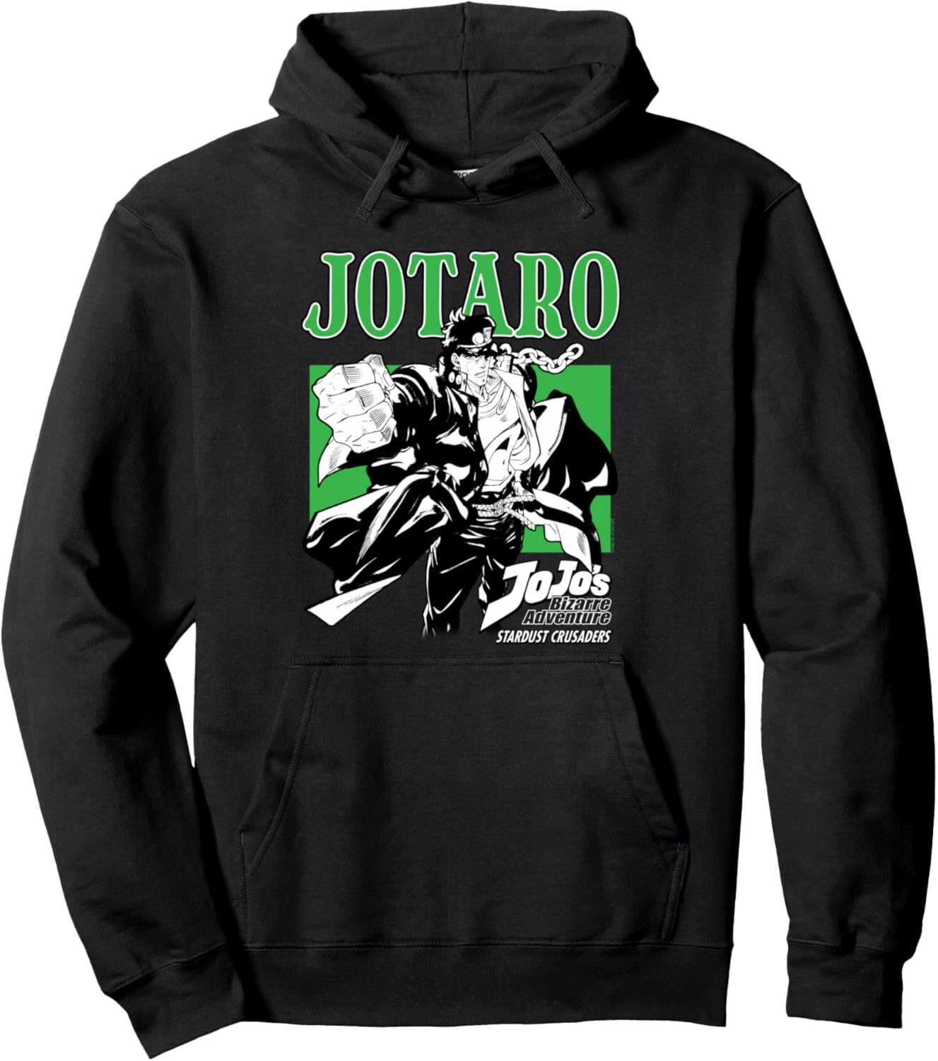 JoJo's Bizarre Adventure Stardust Crusaders Jotaro Anime Pullover Hoodie