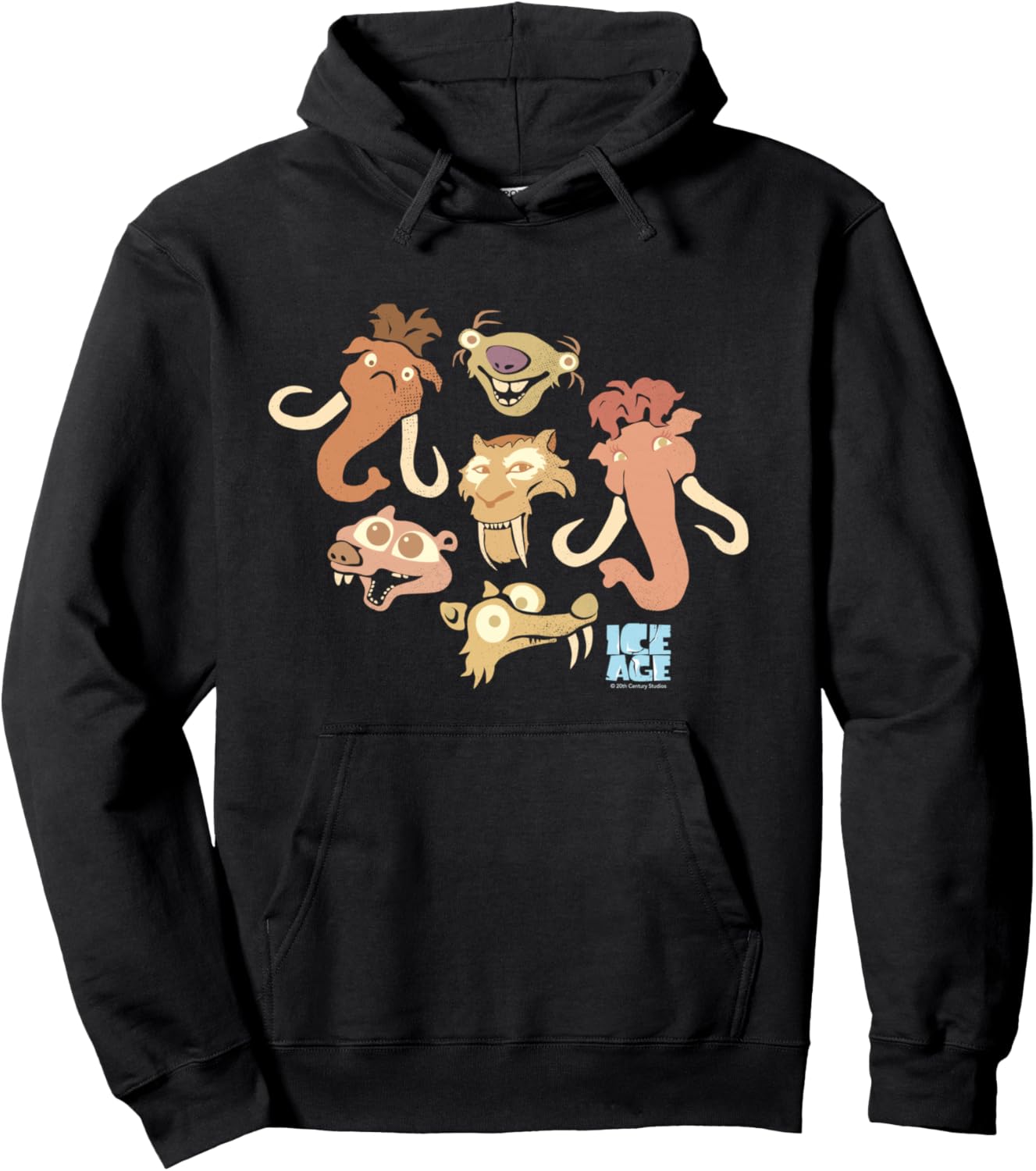 Ice Age Manfred Ellie Diego Sid Scrat Baby Scrat Pullover Hoodie