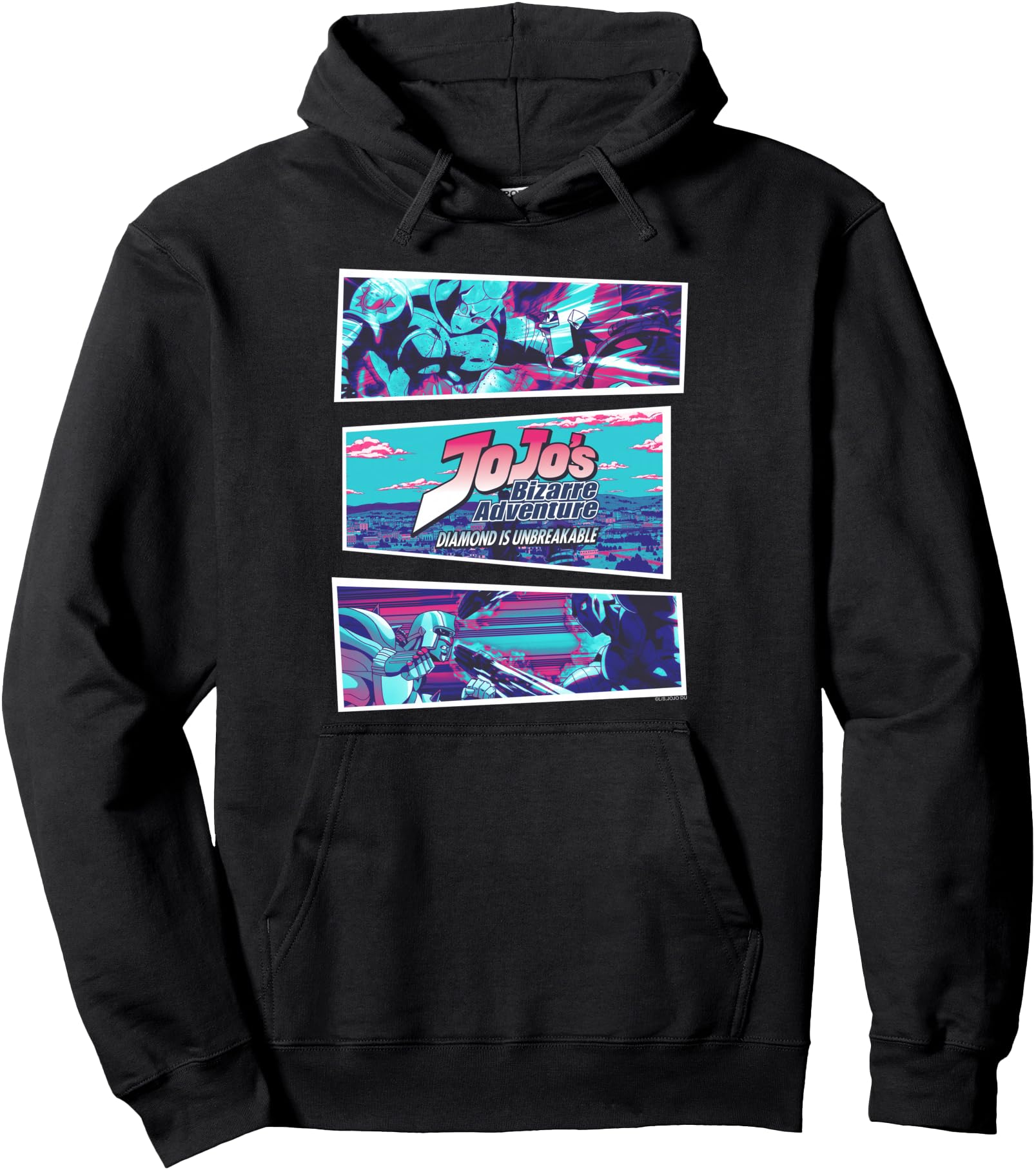 JoJo Part 4 Shining Crazy Diamond VS Deadly Killer Queen Pullover Hoodie