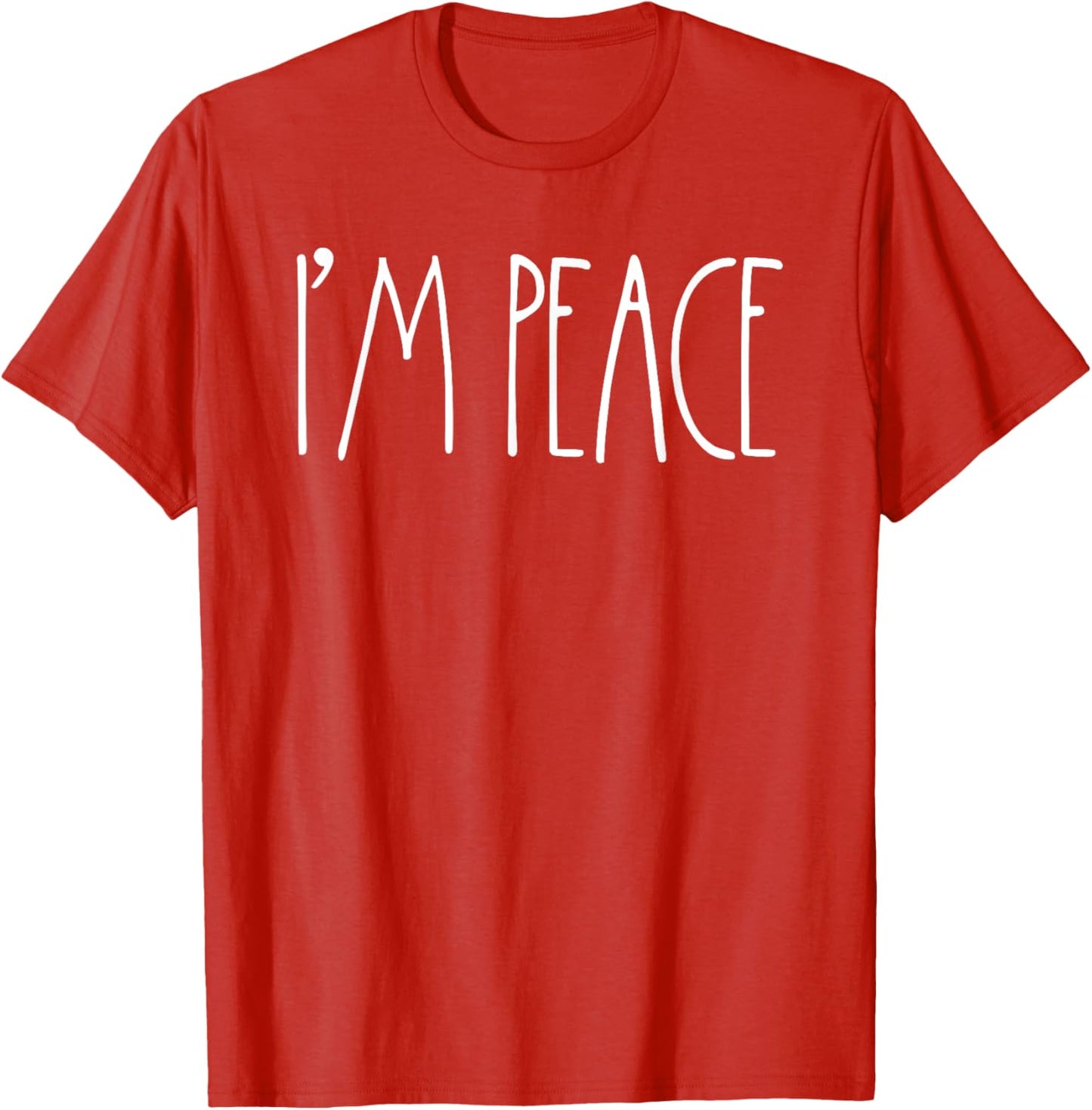 I Come In Peace Im Peace Couples Shirts Christmas Funny Xmas
