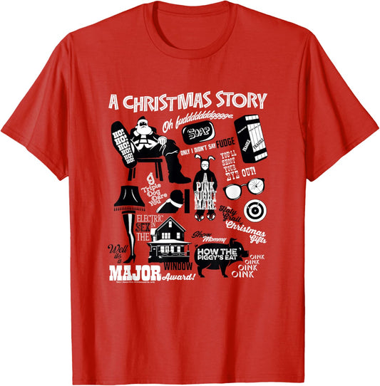 A Christmas Story Highlight Collage T-Shirt