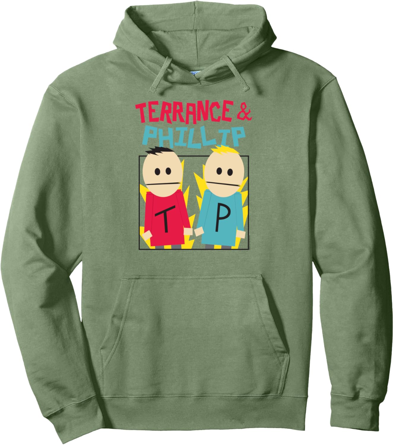 South Park Terrance & Phillip Cutouts Funny Cartoon Pullover Hoodie