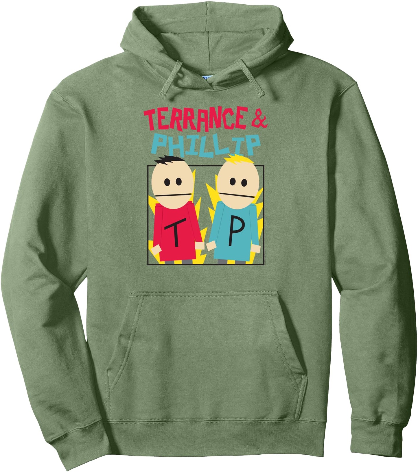 South Park Terrance & Phillip Cutouts Funny Cartoon Pullover Hoodie