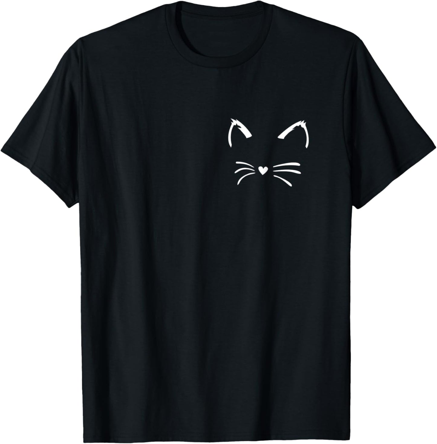 Cat Pet Lover Cat Mom Best friend Animal Cat Whiskers Face T-Shirt