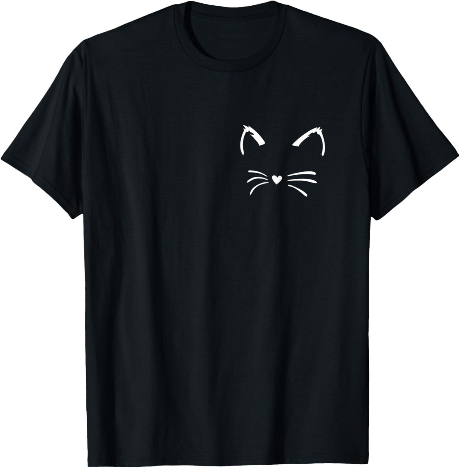 Cat Pet Lover Cat Mom Best friend Animal Cat Whiskers Face T-Shirt